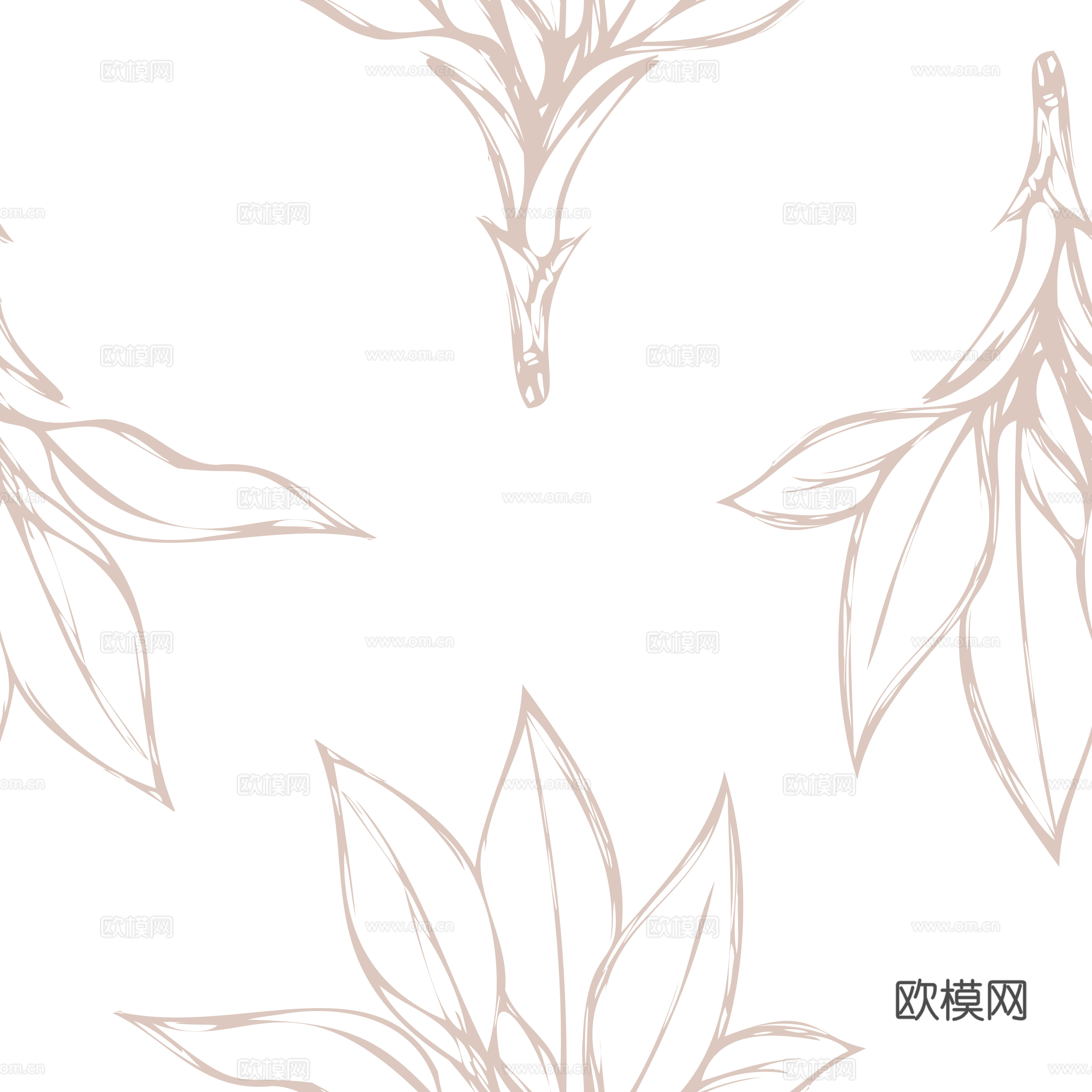 治愈系小清晰植物森系纹理图案肌理69