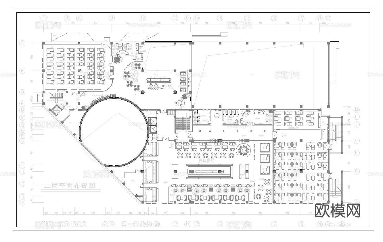 高档足浴会所 最新平面施工图合集cad施工图