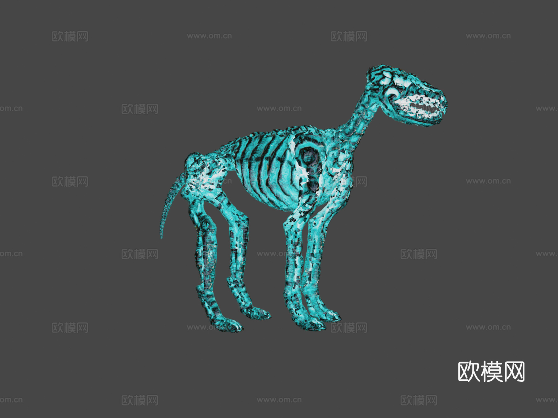 幽灵地狱犬3d模型下载（渲染图8）