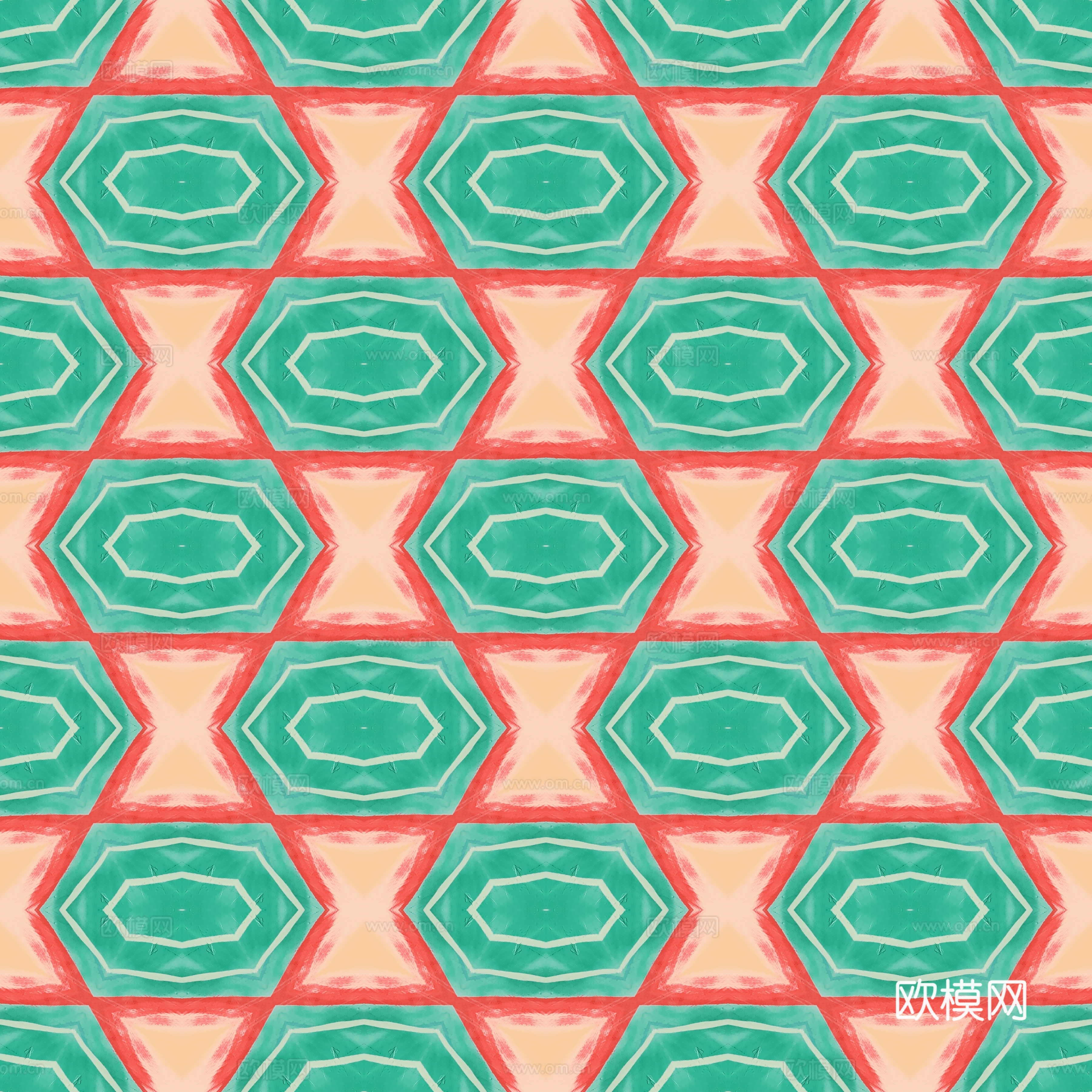 小清晰治愈系几何图案纹理肌理43