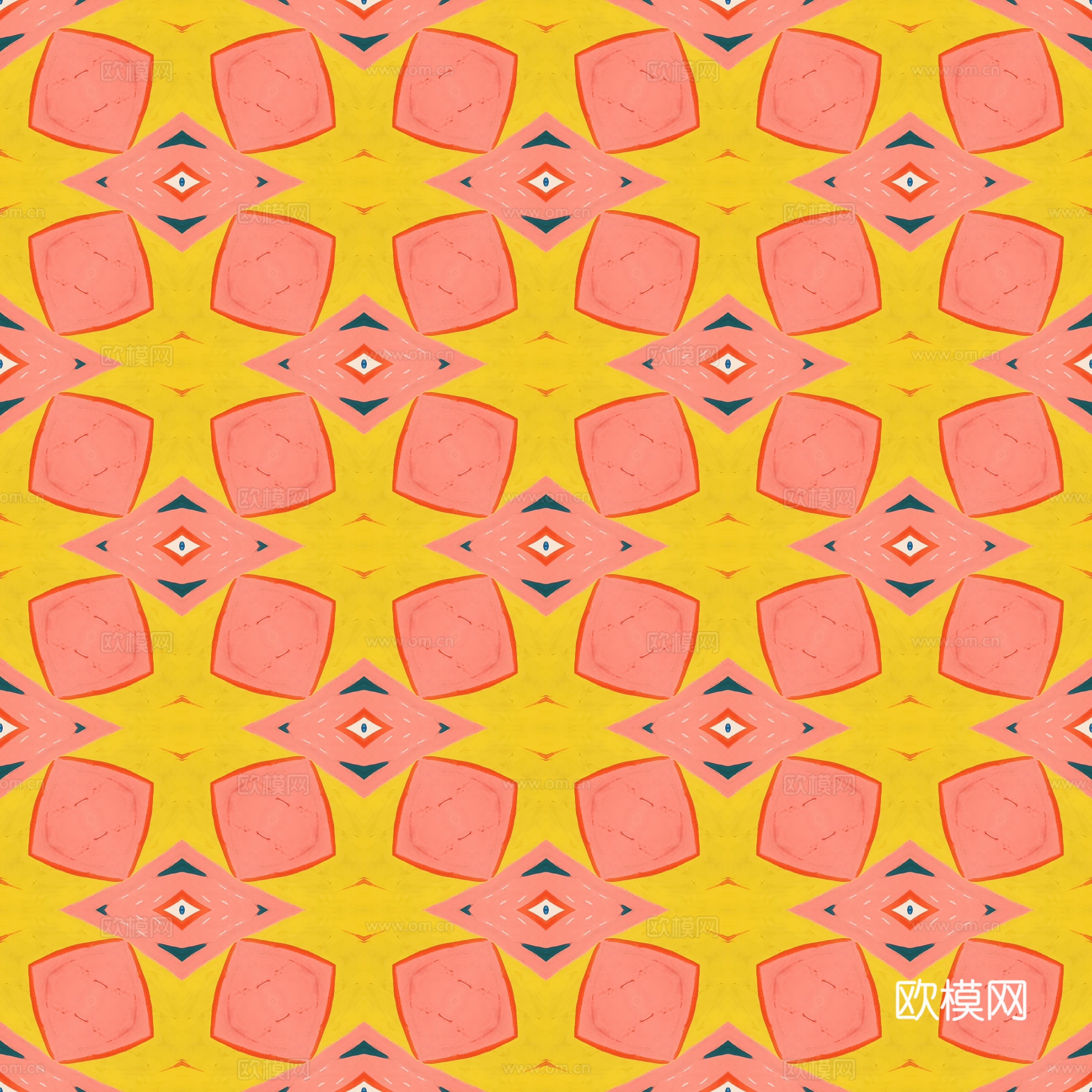 小清晰治愈系几何图案纹理肌理36