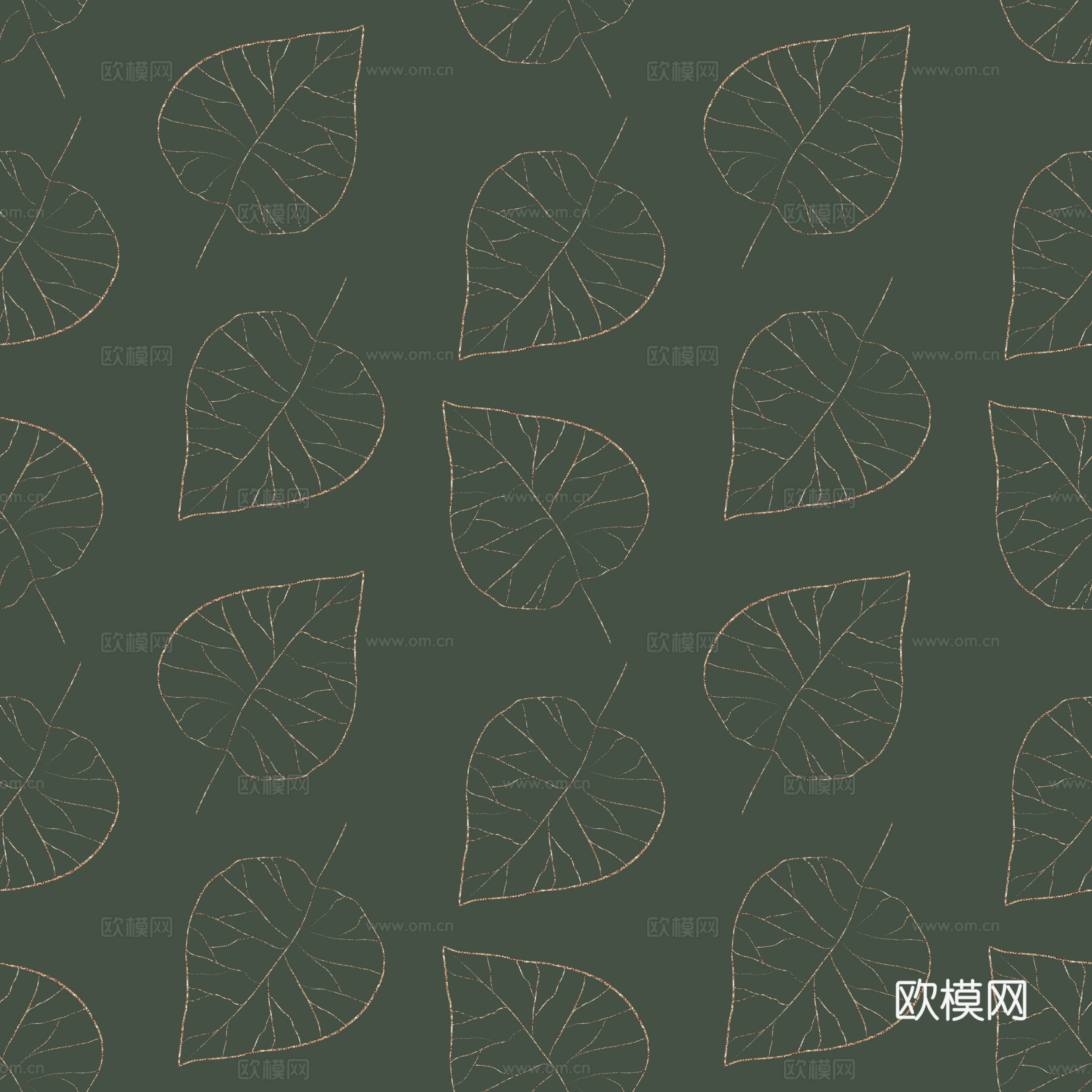 热带非洲动物植物手绘水彩图案纹理肌理2