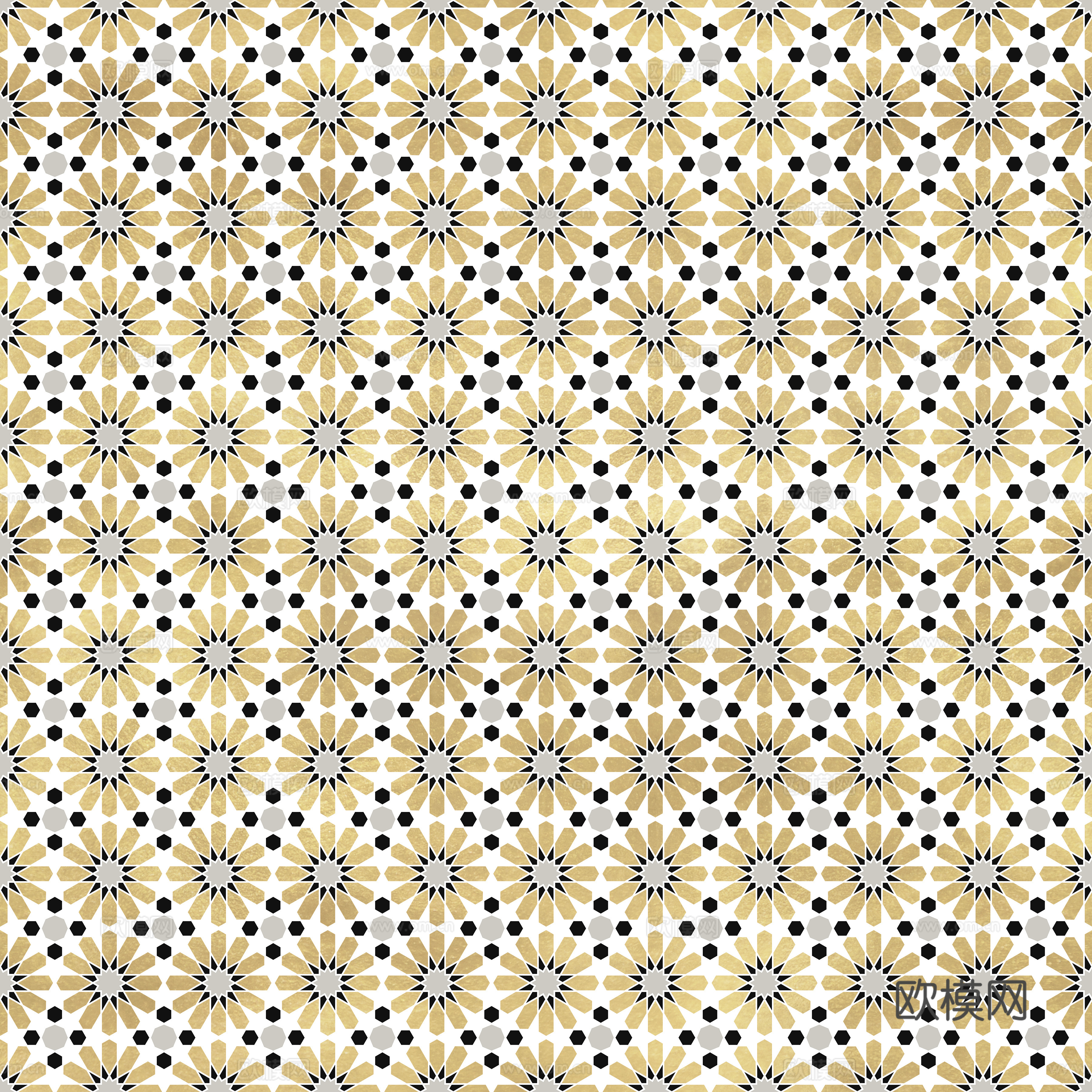 摩洛哥民族风马赛克几何图案纹理20