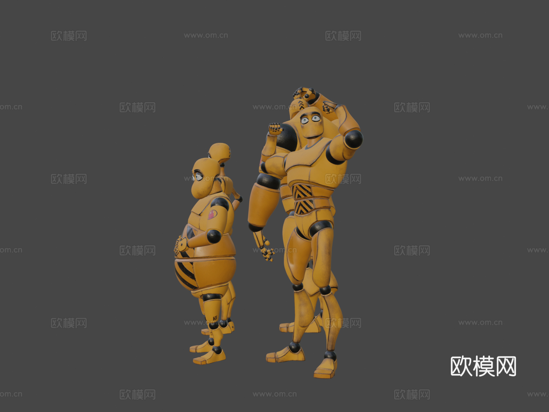 关键帧机器人3d模型下载（渲染图7）