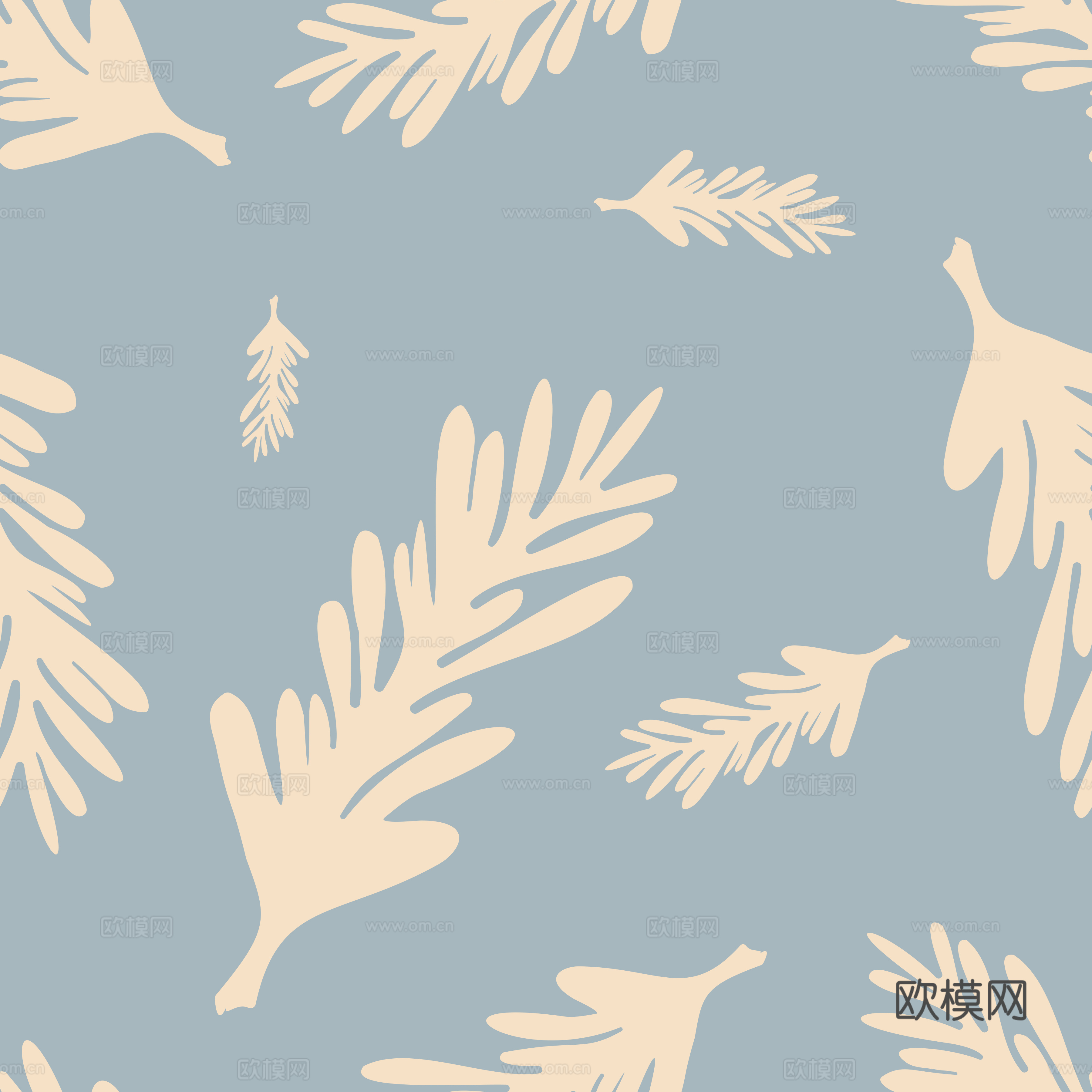 治愈系小清晰植物森系纹理图案肌理85