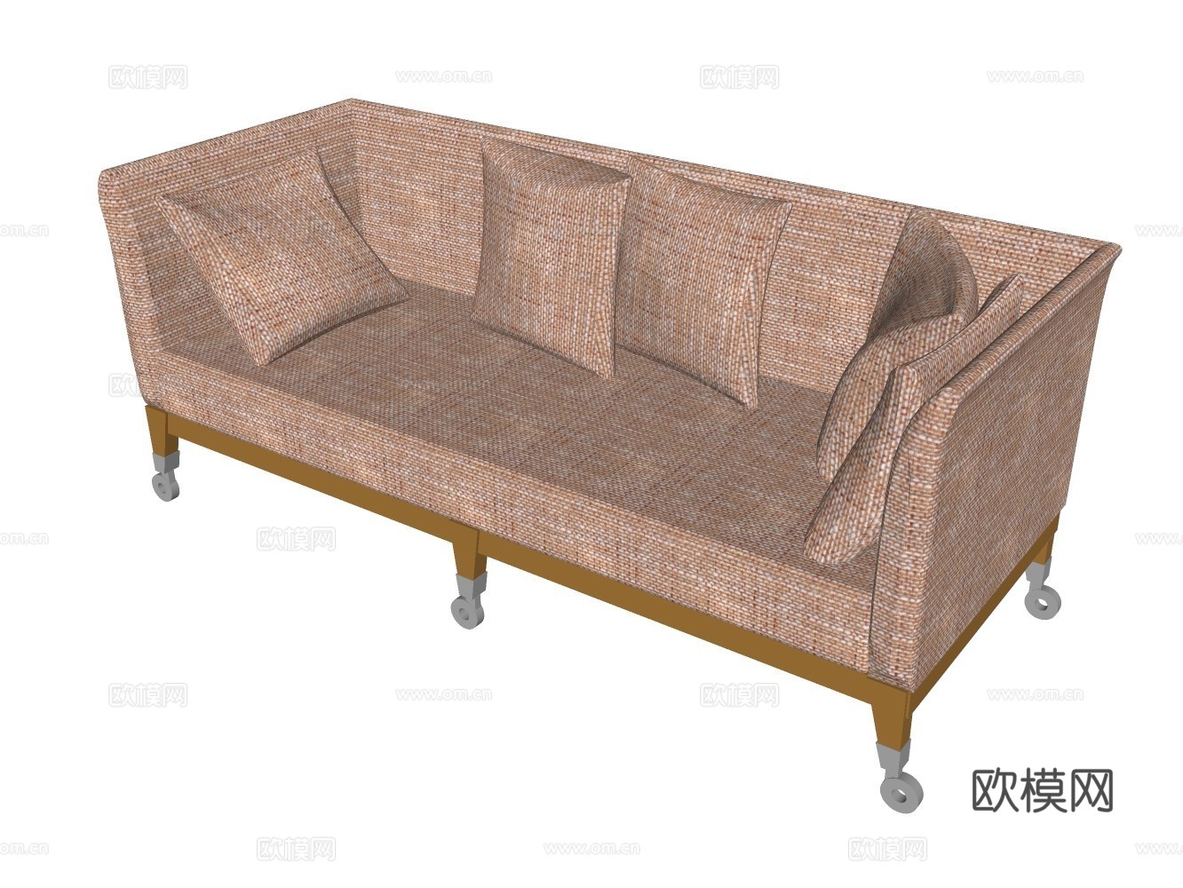 雕塑摆件动物设备家具小品su模型