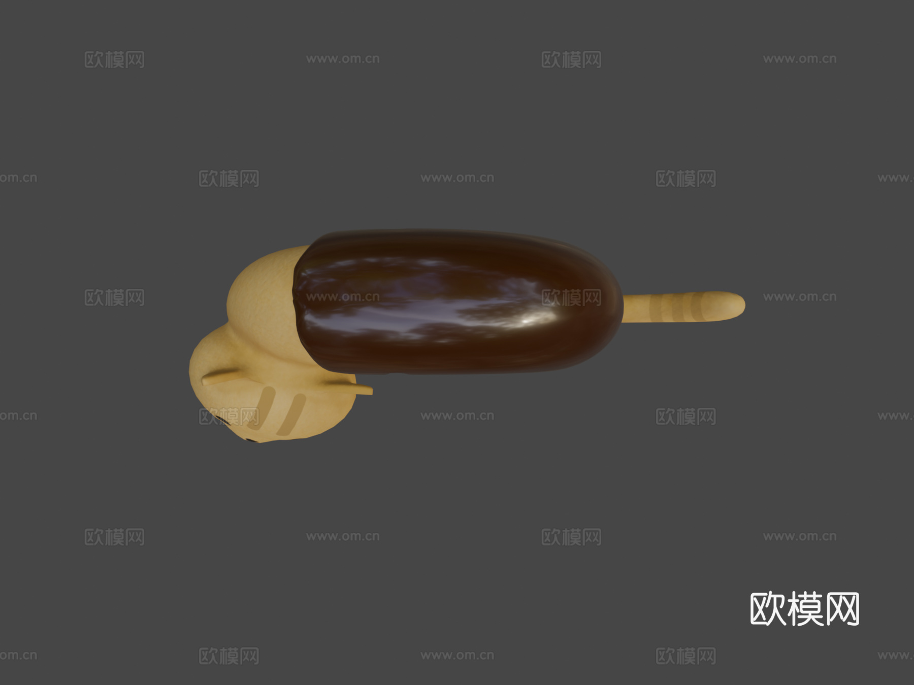 甜甜圈猫3d模型