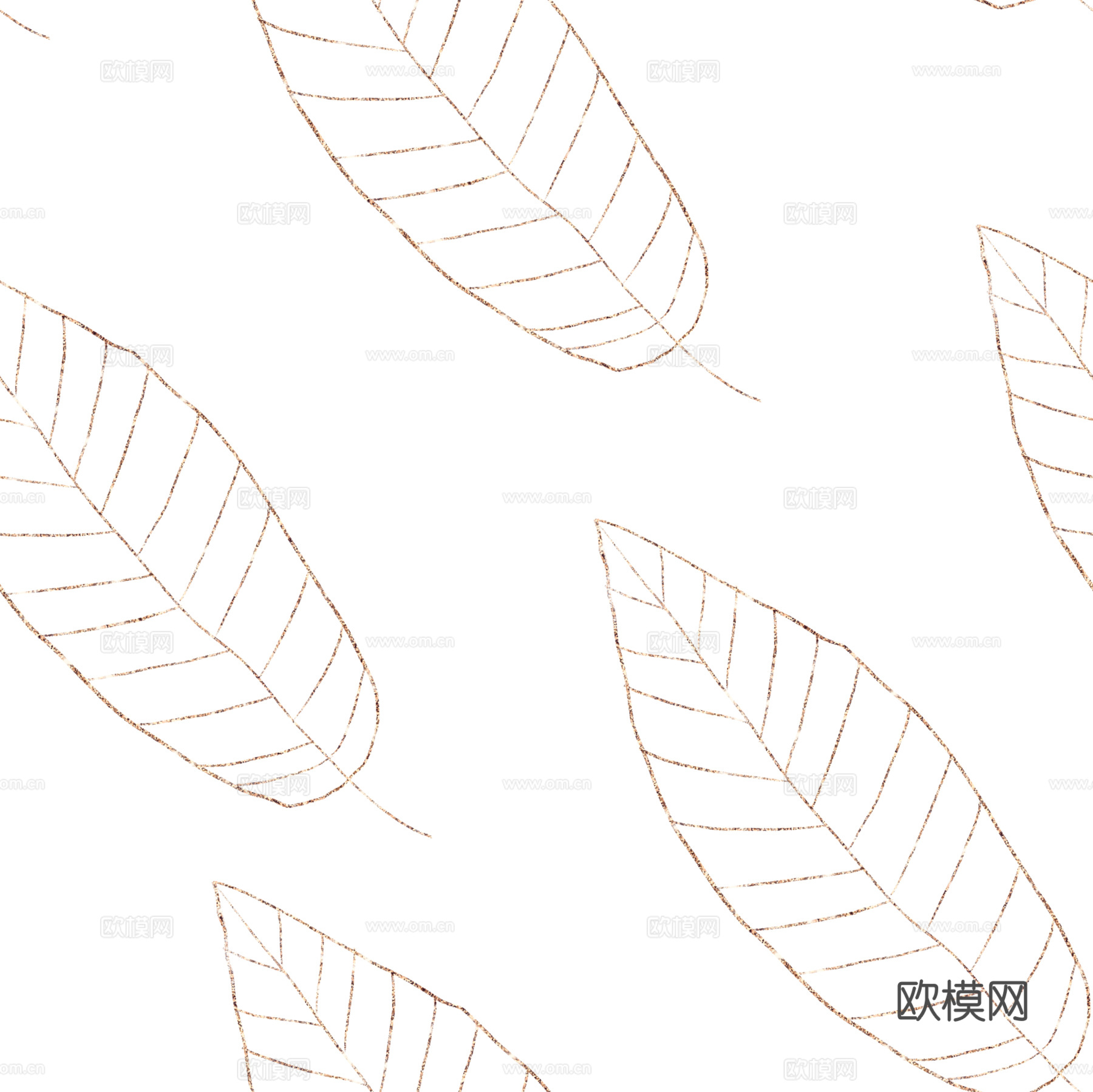 热带非洲动物植物手绘水彩图案纹理肌理26