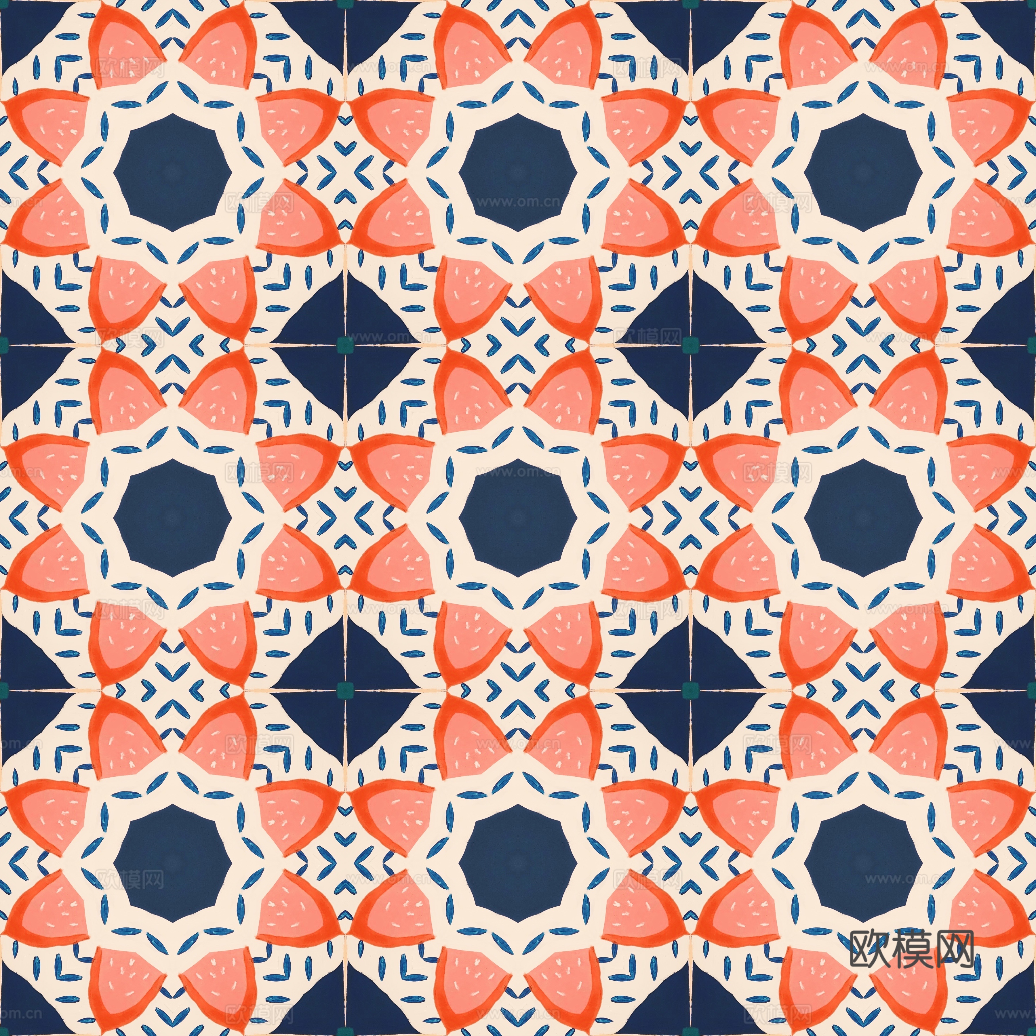 小清晰治愈系几何图案纹理肌理19