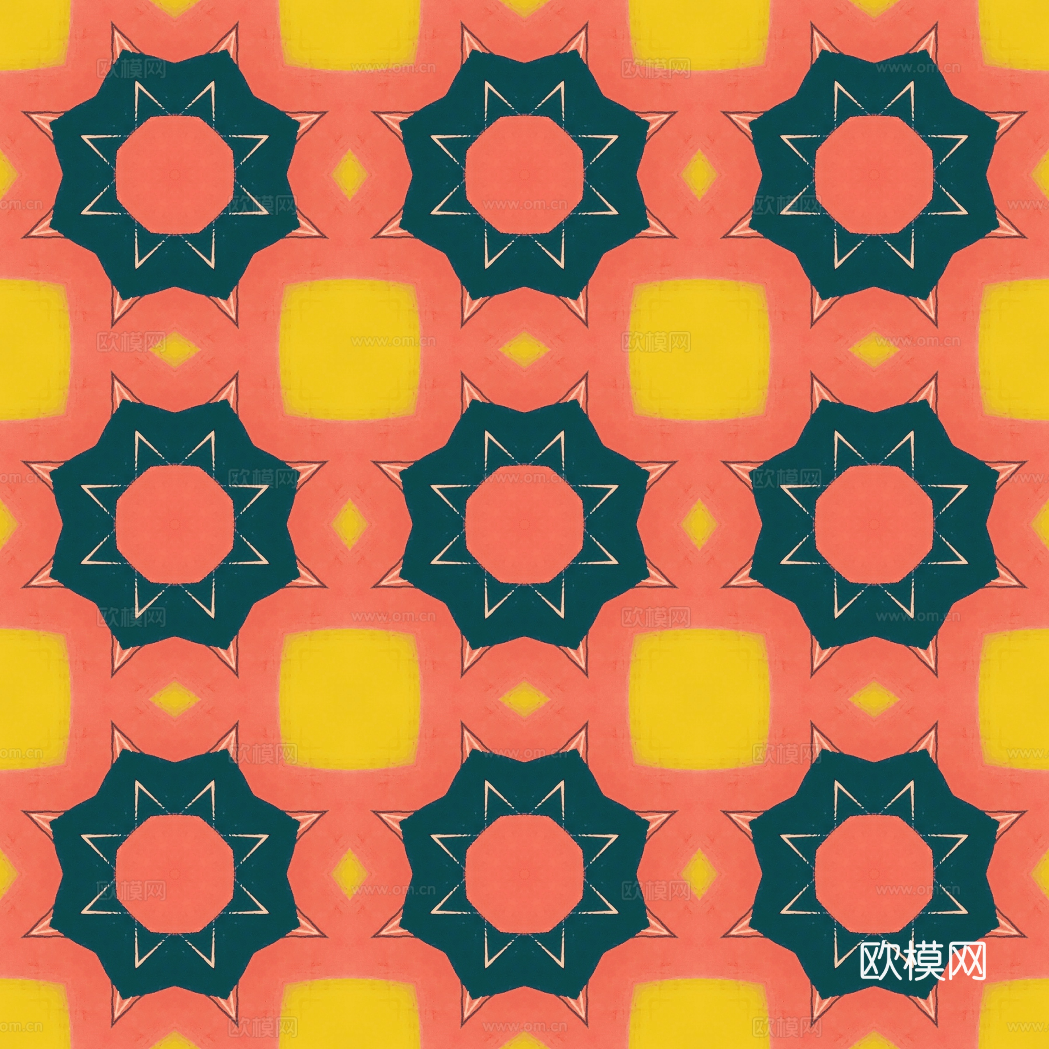 小清晰治愈系几何图案纹理肌理23