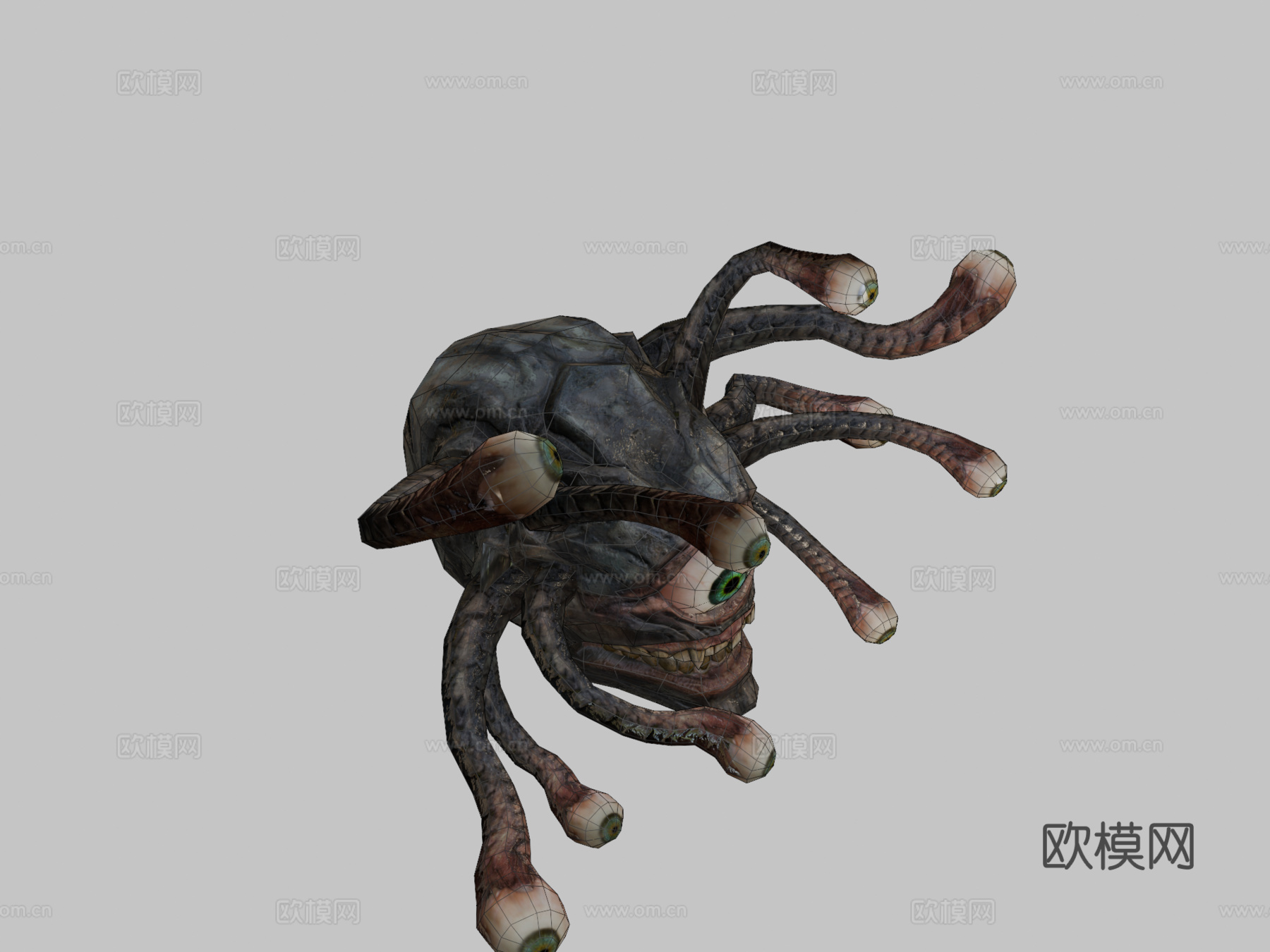 希腊老板亡灵之眼枪派冒险3d模型下载（渲染图2）