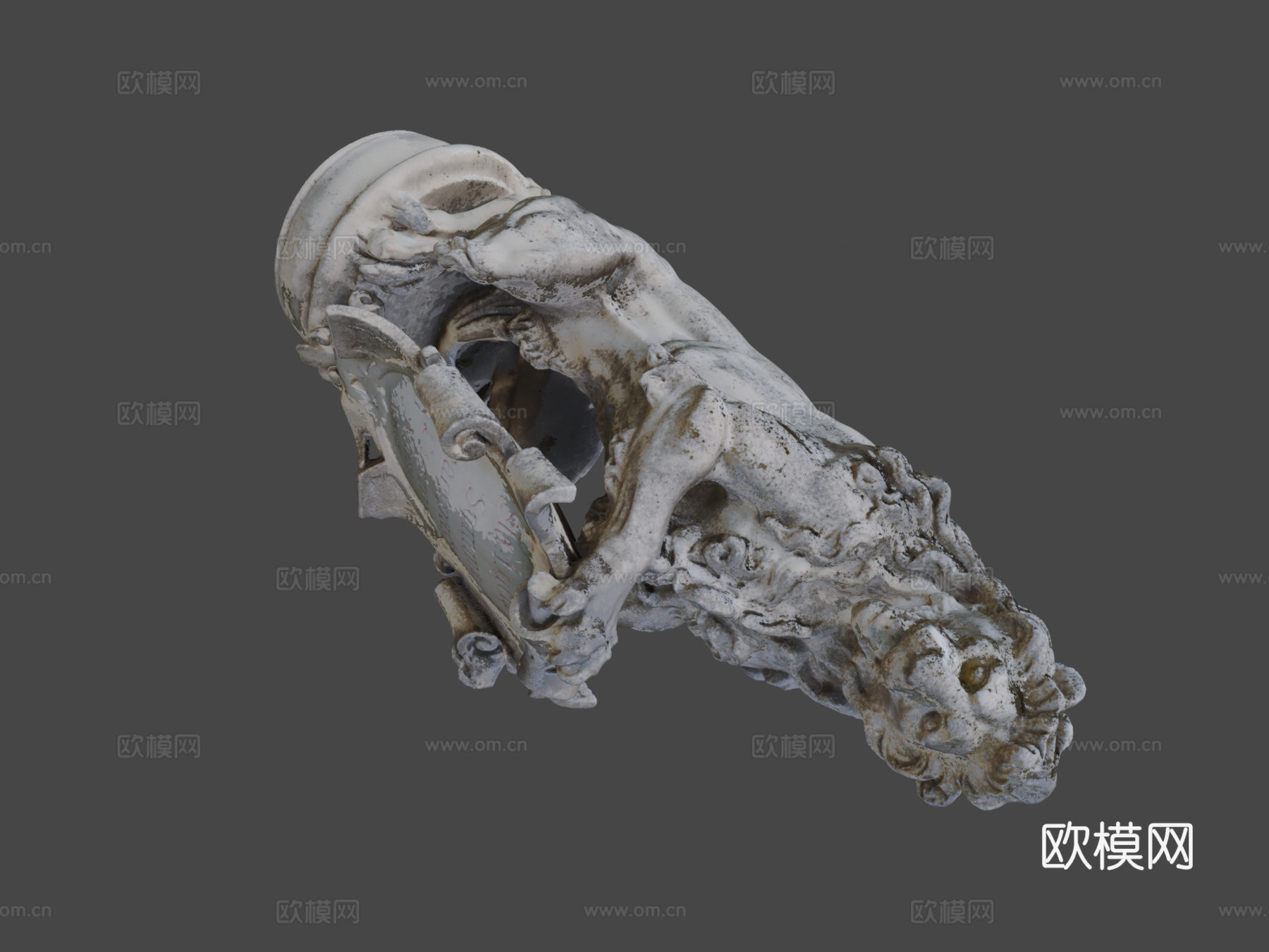 抓住弗朗茨冯约翰3d模型