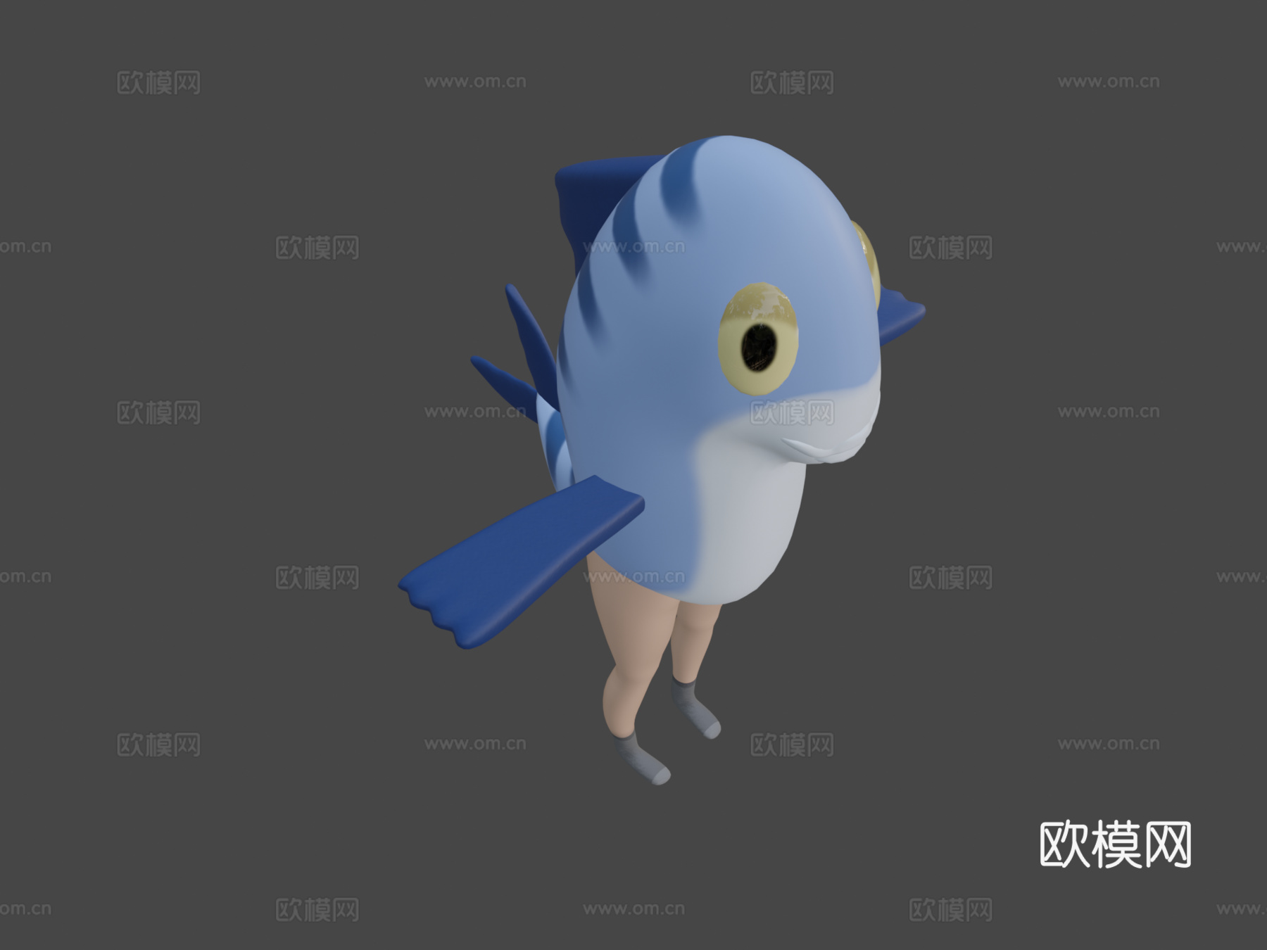 莫哈拉扭臀3d模型下载（渲染图8）