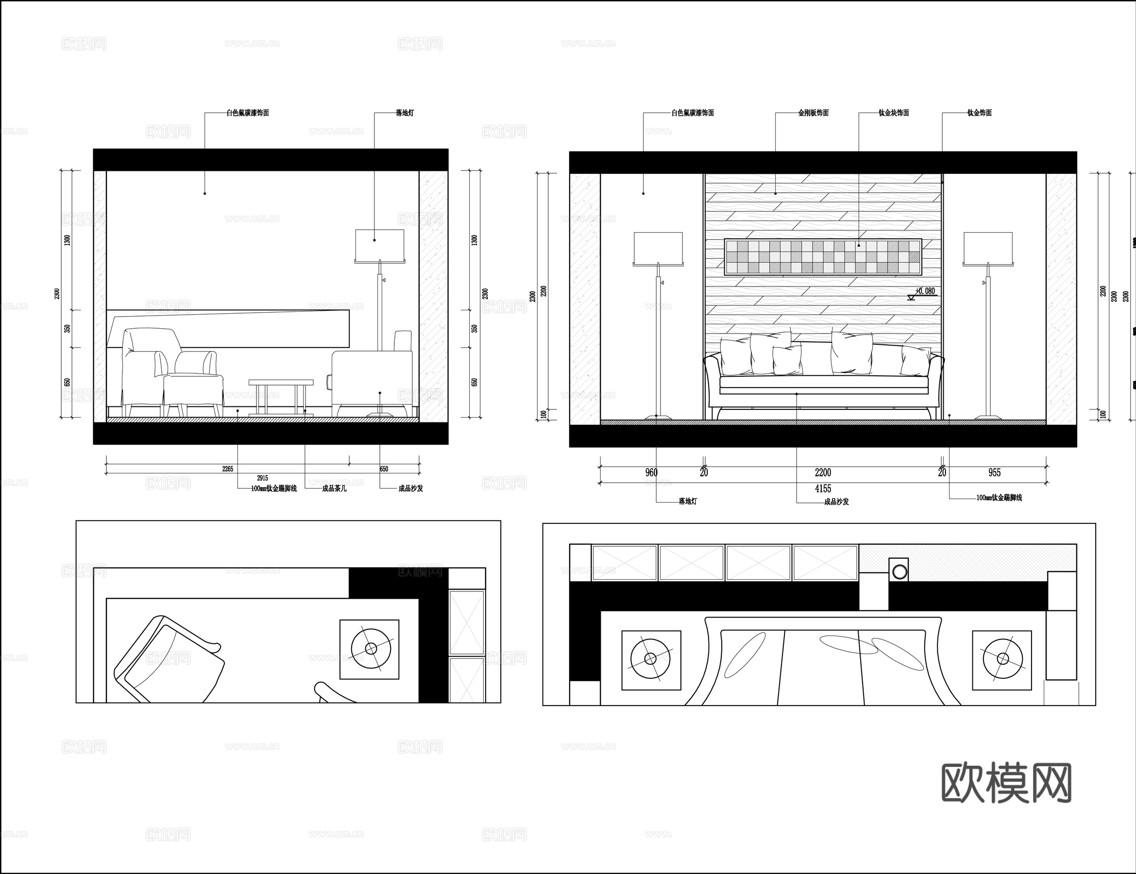 酒庄会所 最新平面施工图设计cad施工图