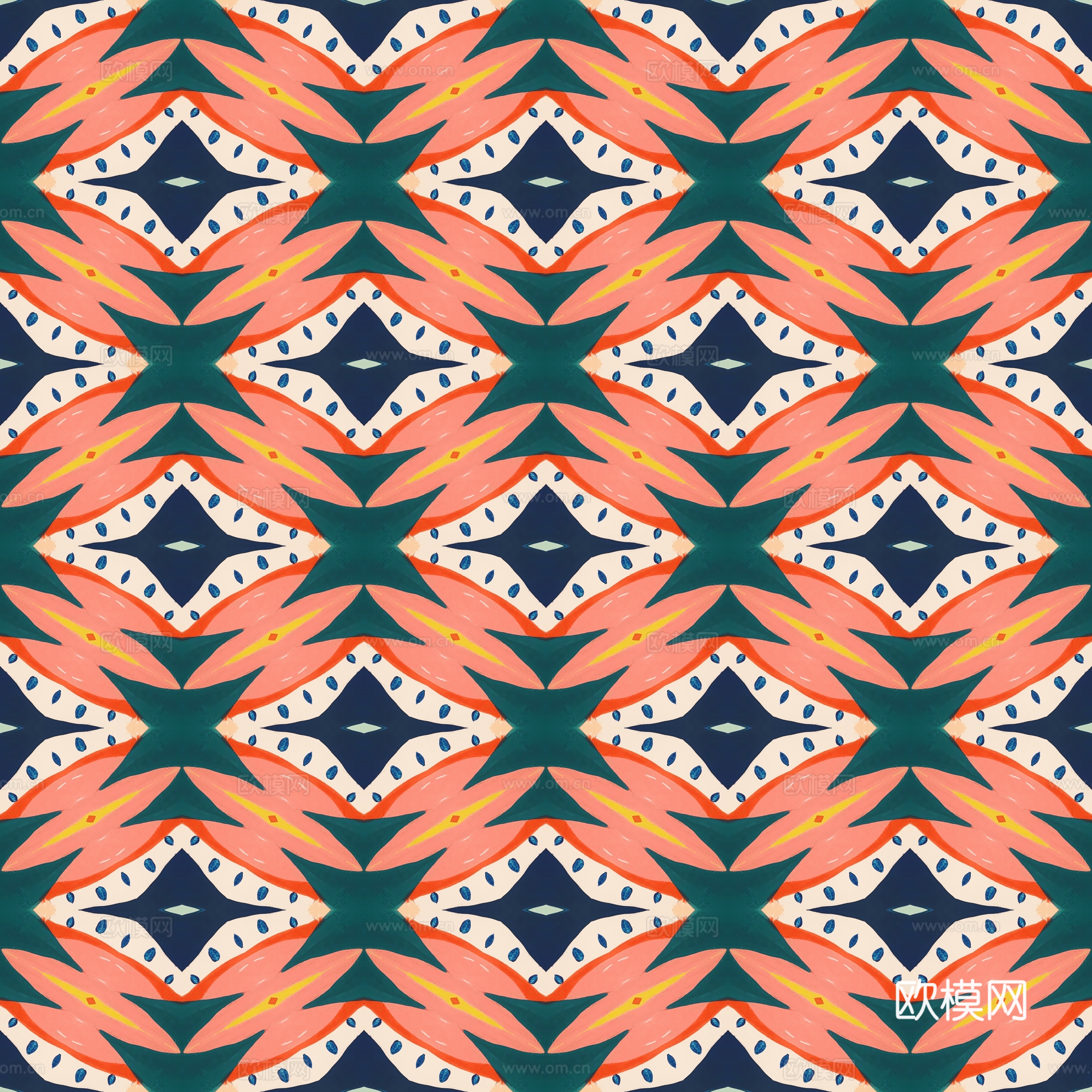 小清晰治愈系几何图案纹理肌理37