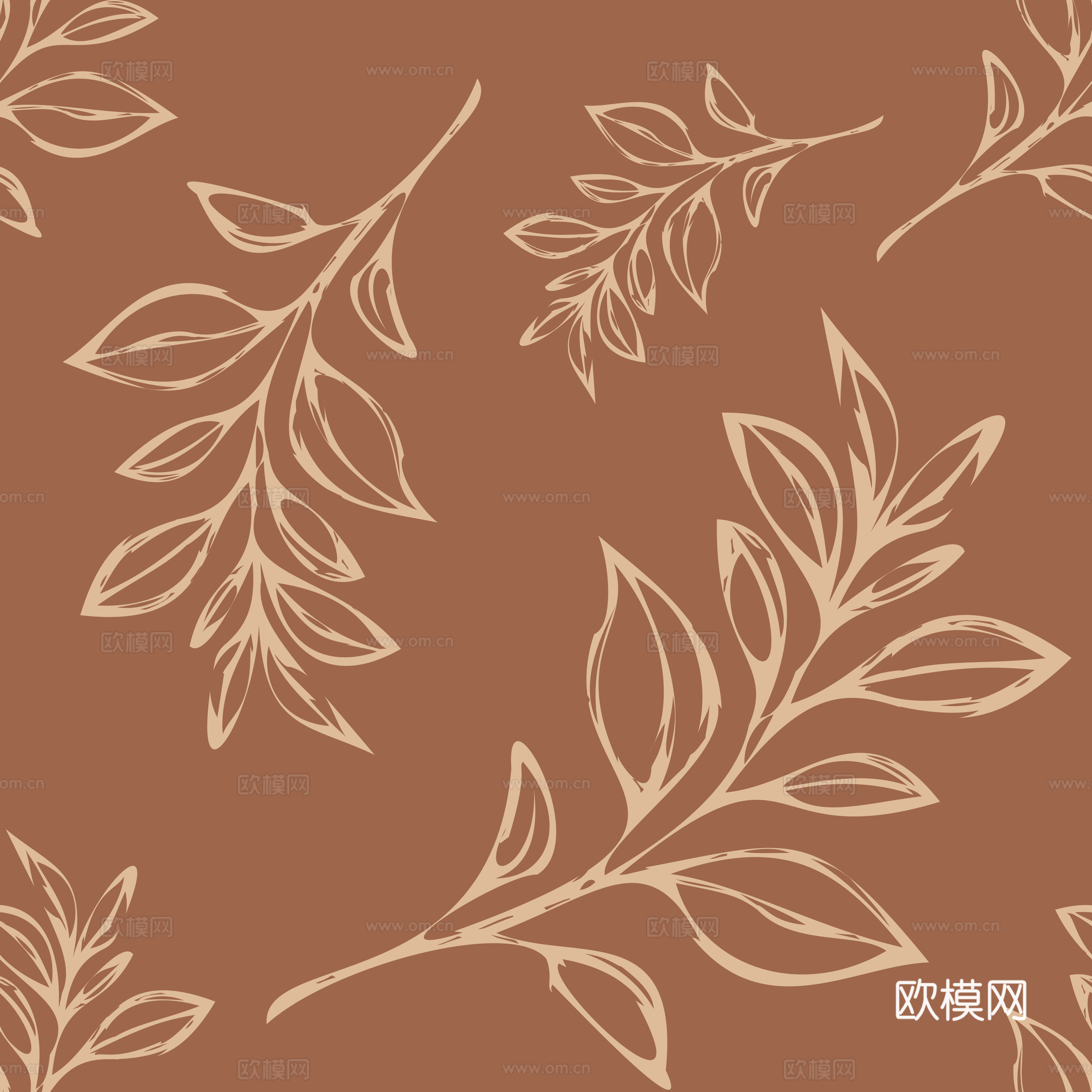 治愈系小清晰植物森系纹理图案肌理6