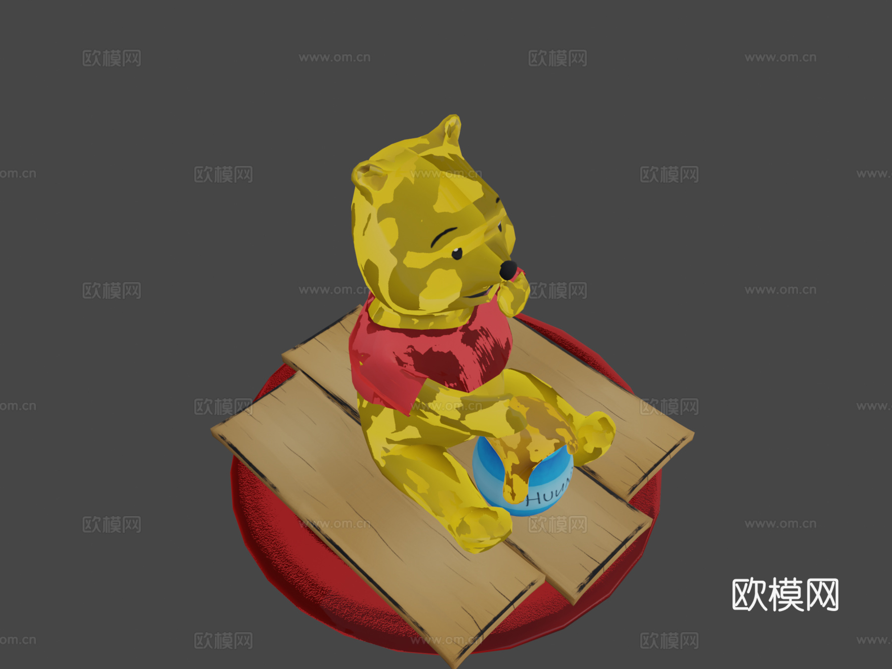 小熊维尼迪士尼无限概念3d模型下载（渲染图8）