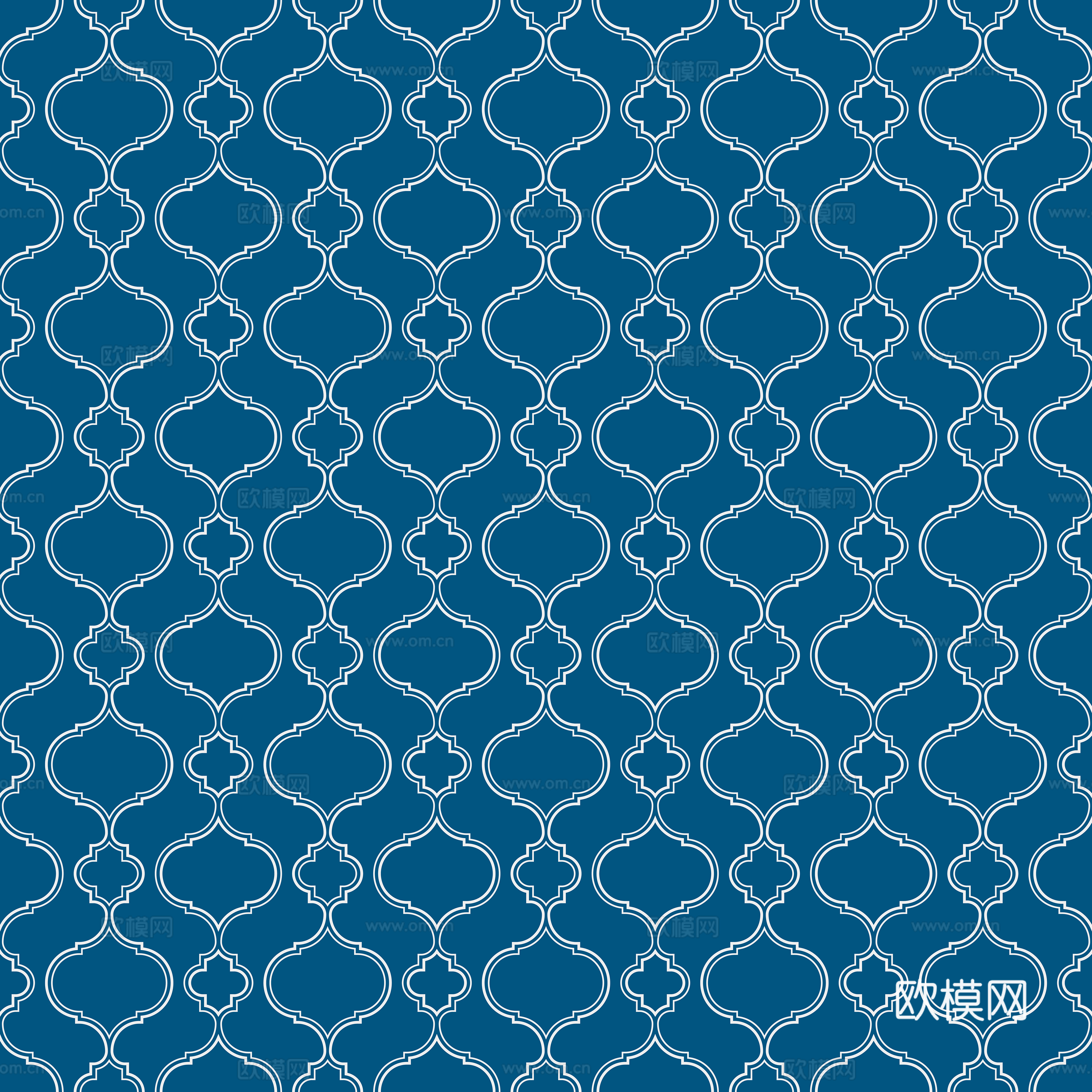 摩洛哥民族风蓝色马赛克几何图案纹理66