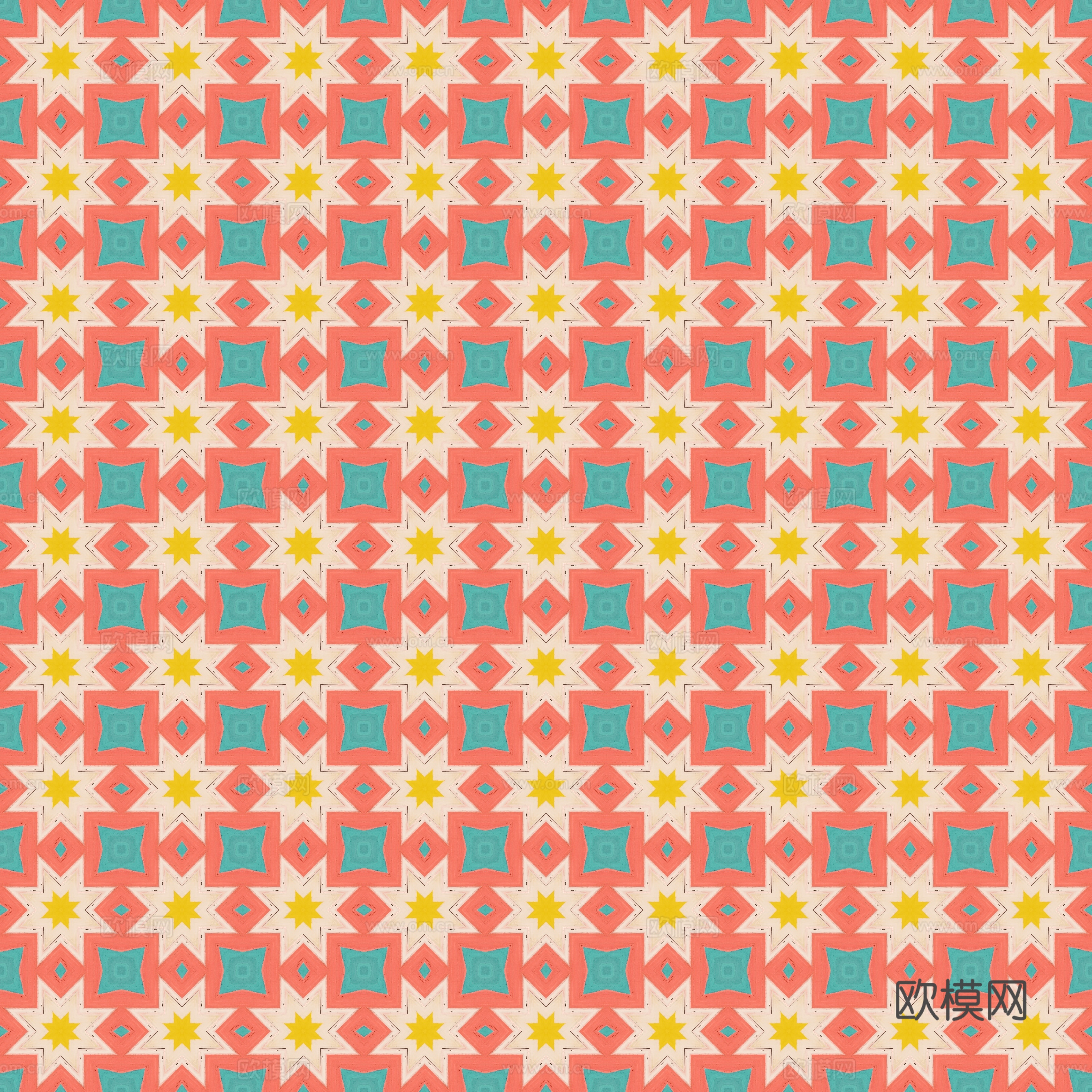 小清晰治愈系几何图案纹理肌理25