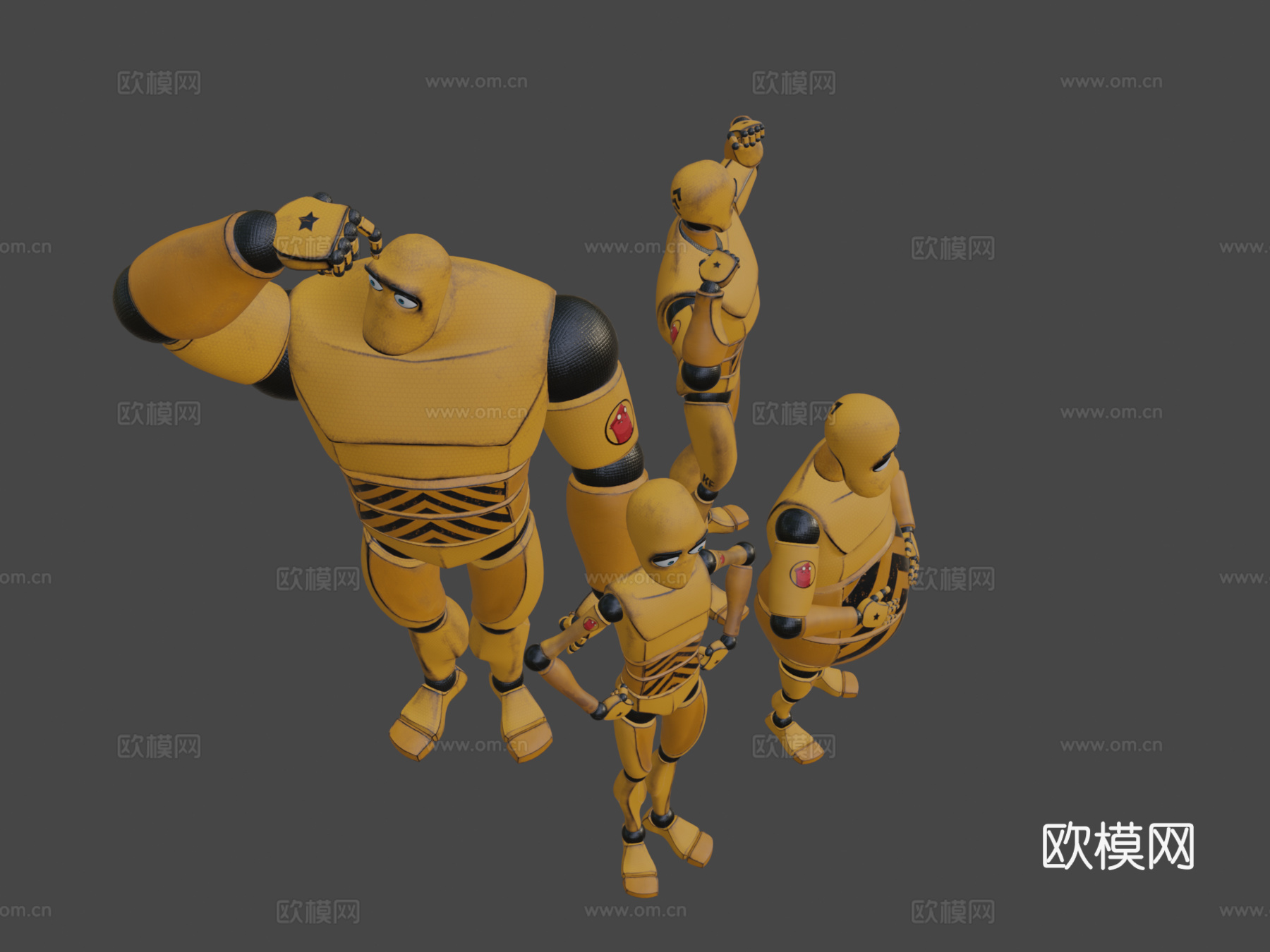 关键帧机器人3d模型下载（渲染图8）