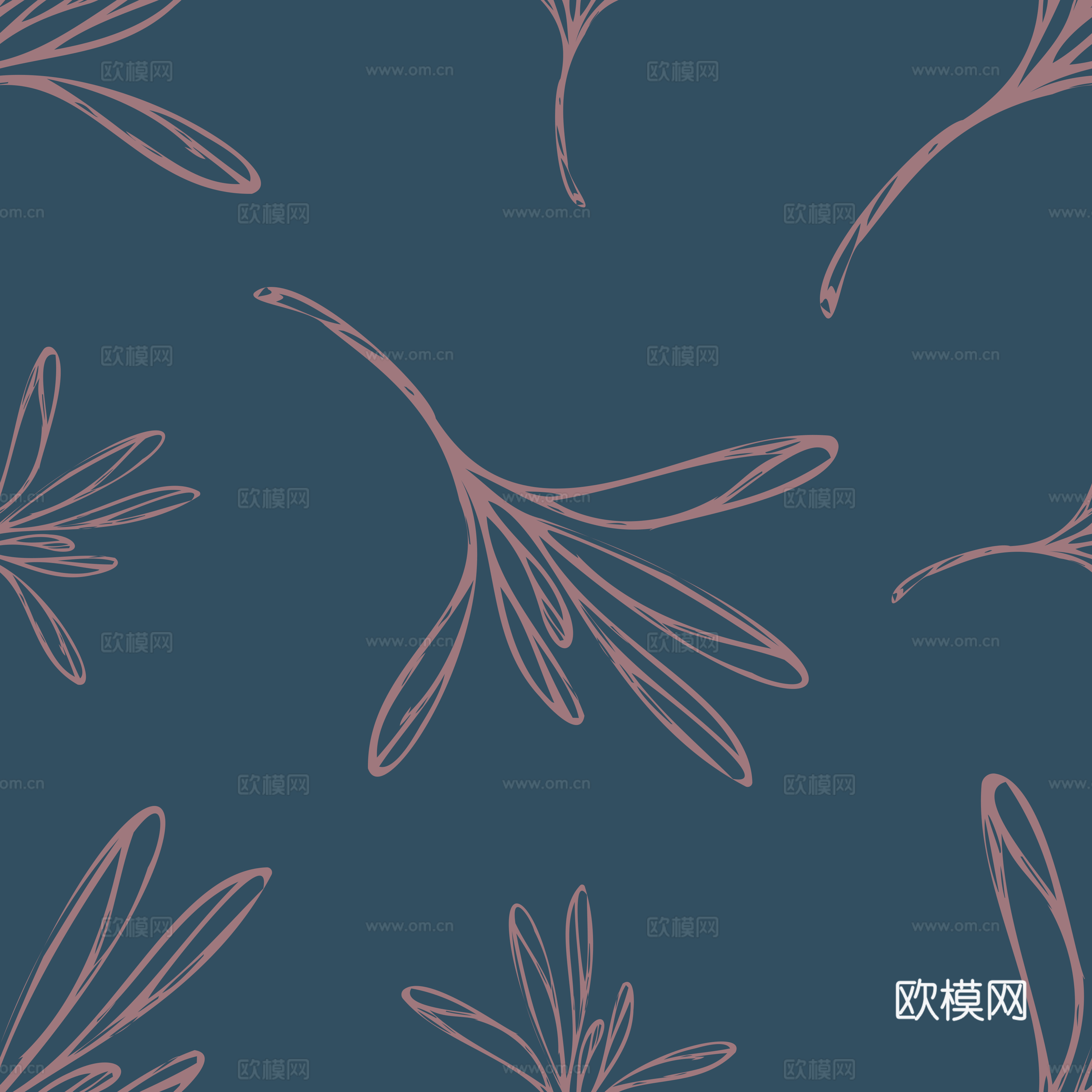 治愈系小清晰植物森系纹理图案肌理34