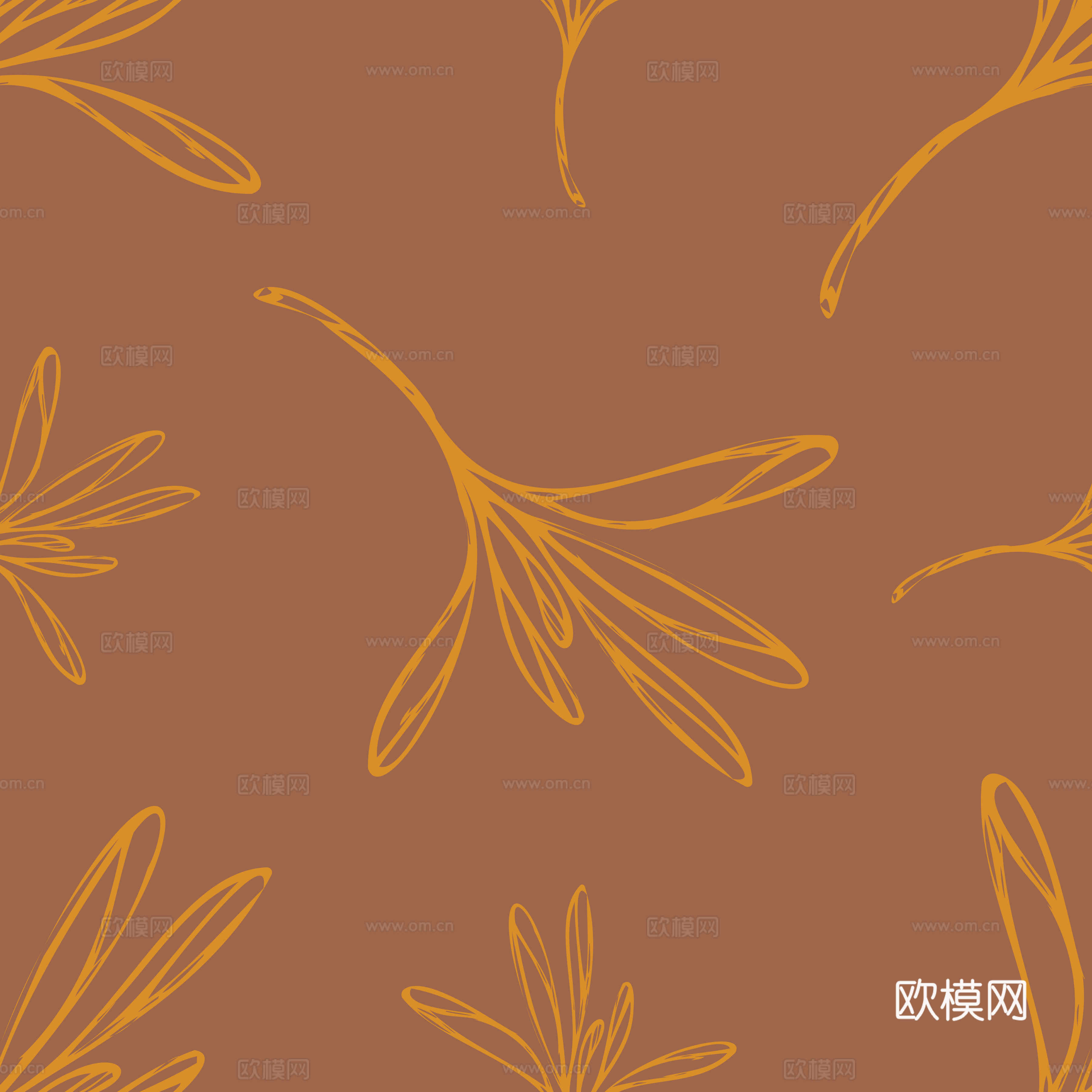 治愈系小清晰植物森系纹理图案肌理39