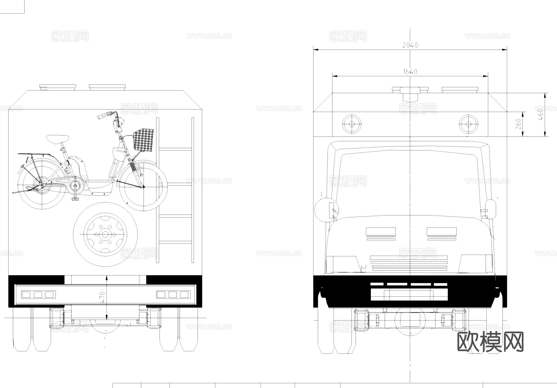 房车CAD施工图cad施工图