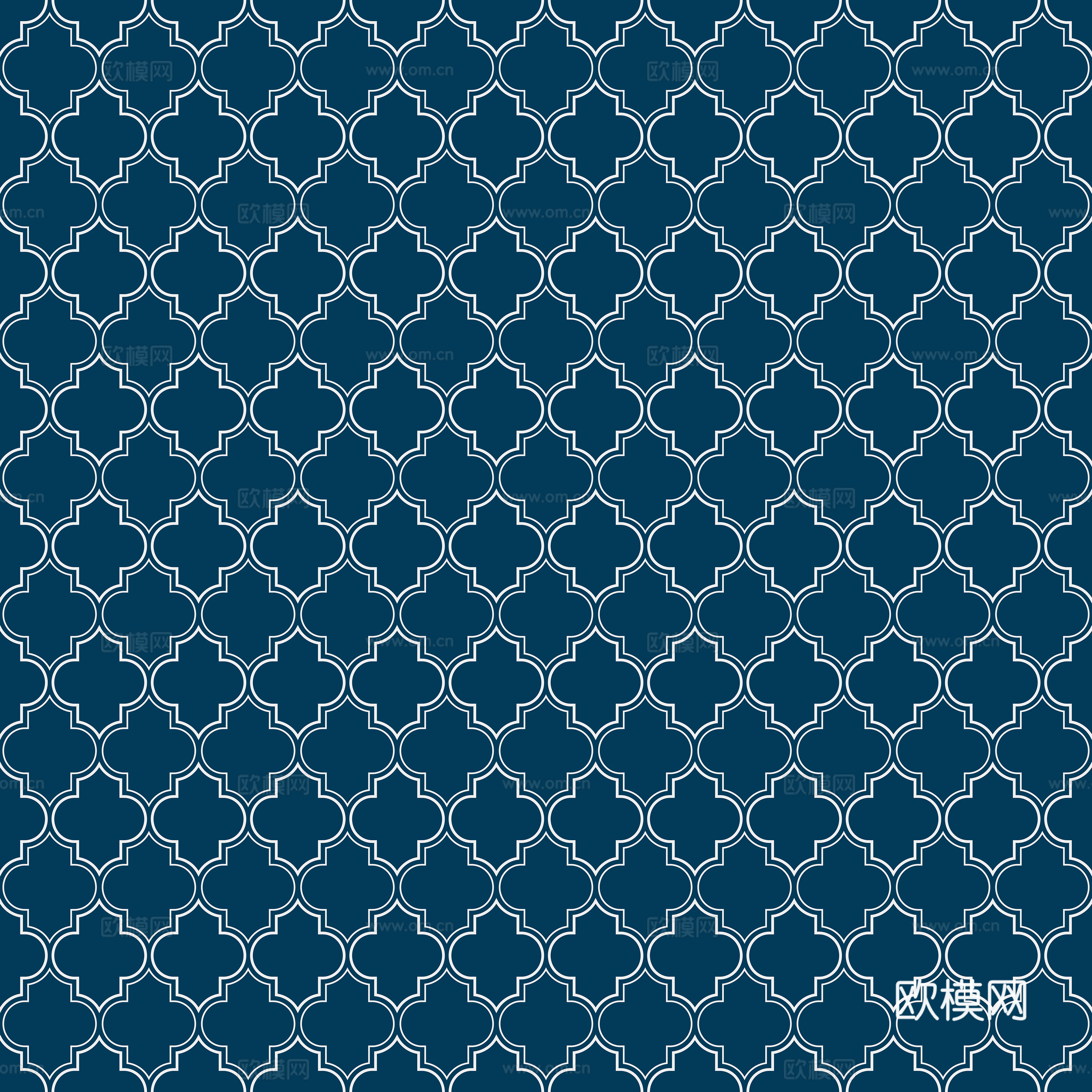 摩洛哥民族风蓝色马赛克几何图案纹理65