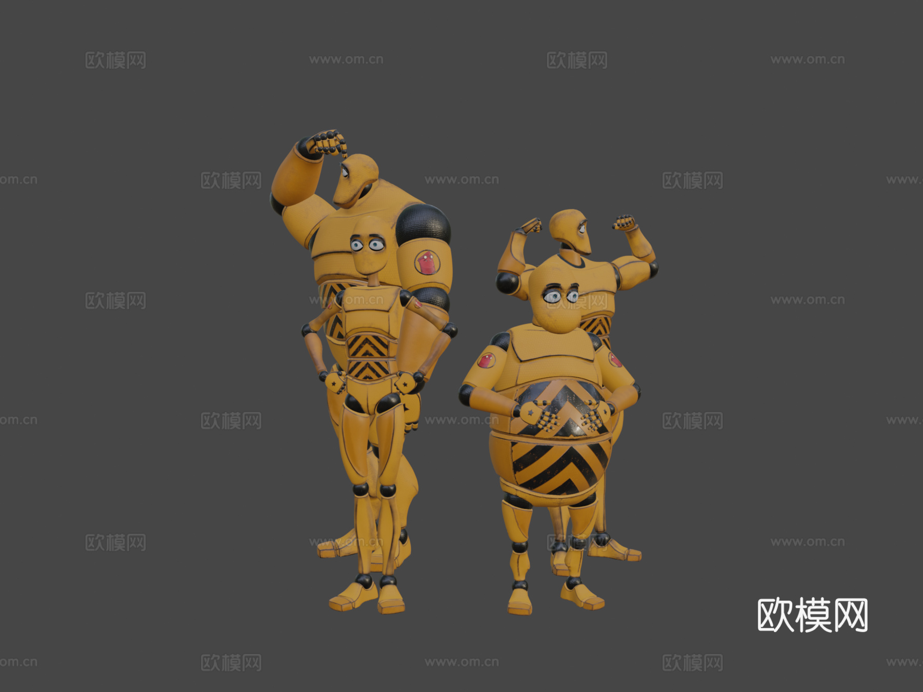 关键帧机器人3d模型下载（渲染图6）