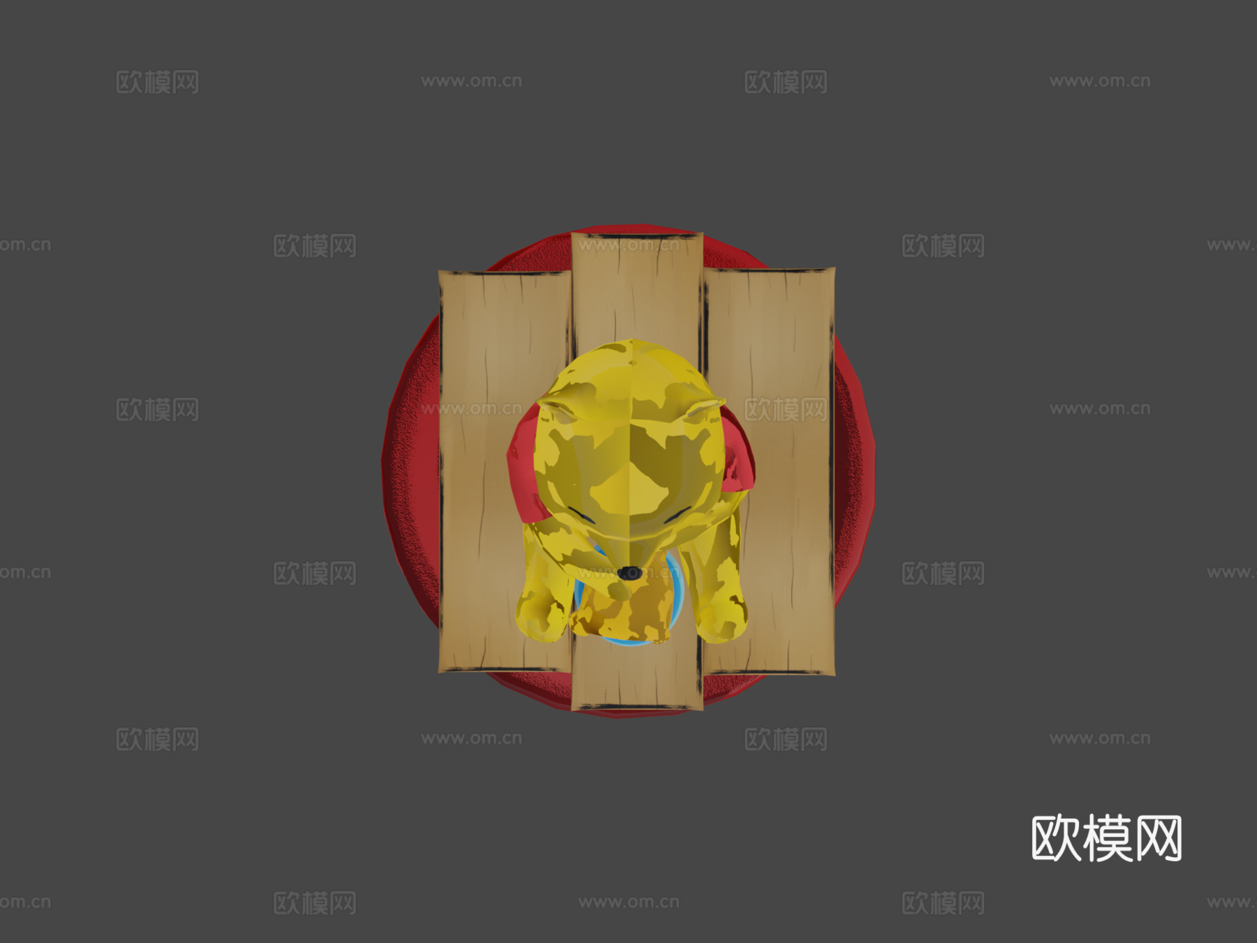 小熊维尼迪士尼无限概念3d模型下载（渲染图7）