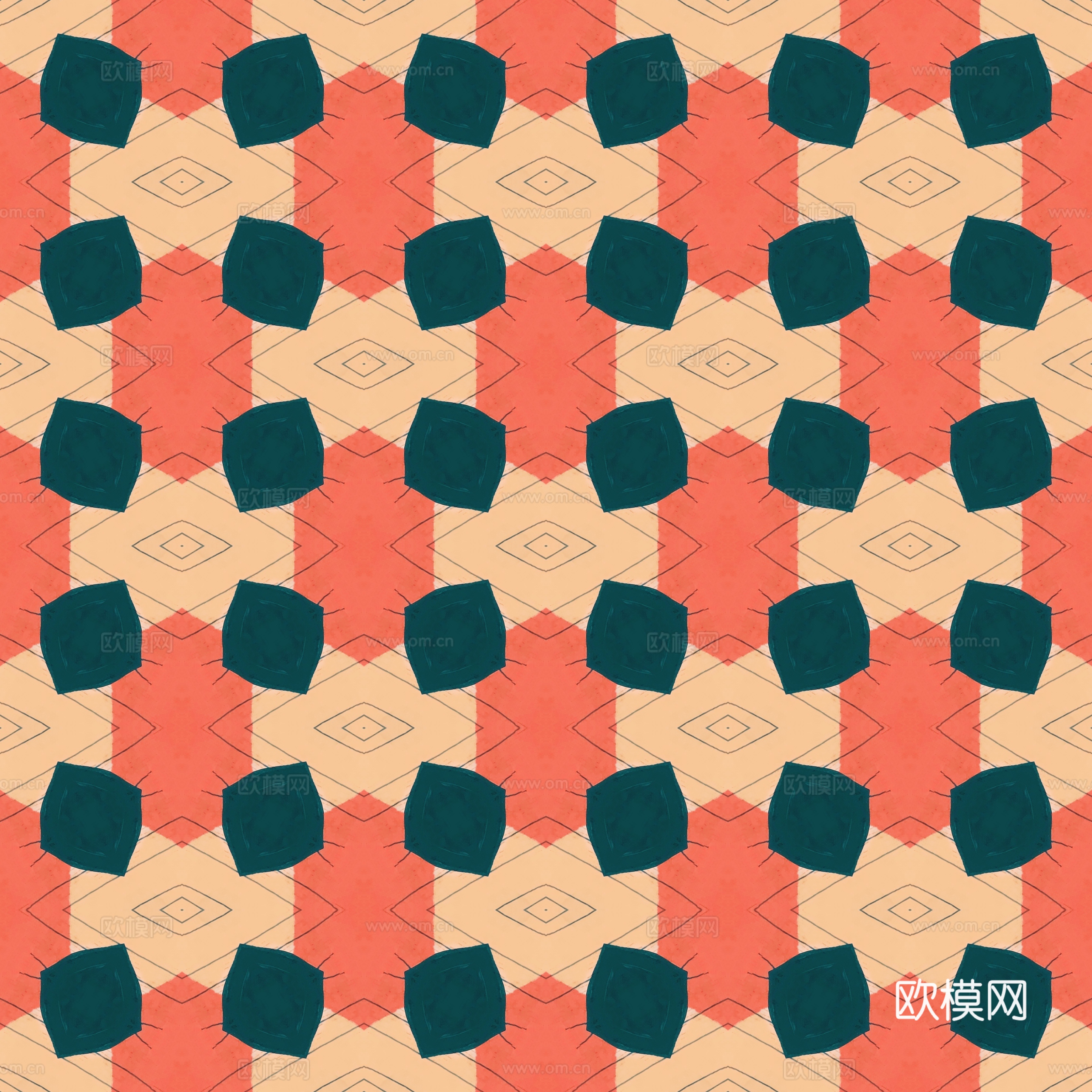 小清晰治愈系几何图案纹理肌理50