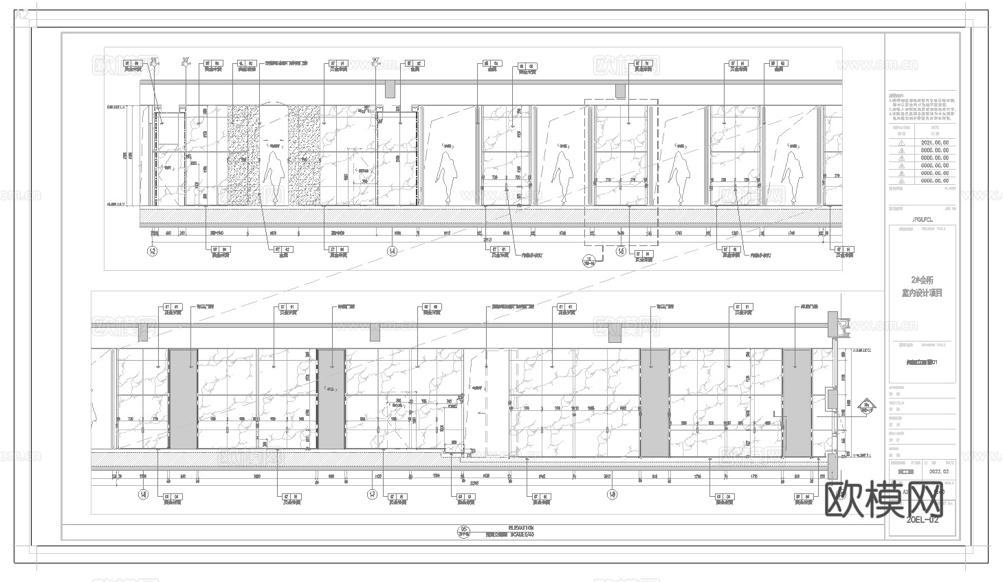 高档娱乐会所 最新平面施工图合集cad施工图