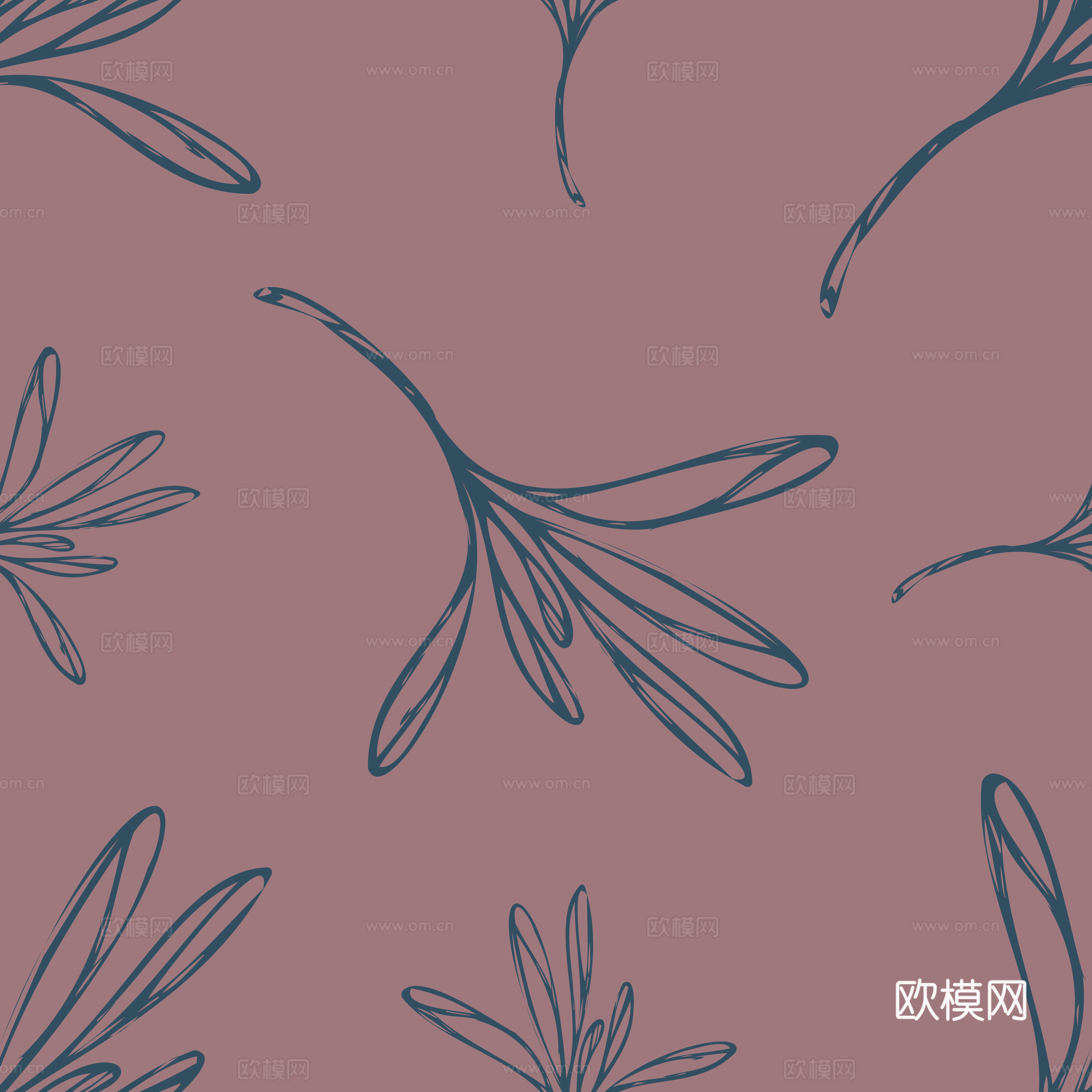 治愈系小清晰植物森系纹理图案肌理33