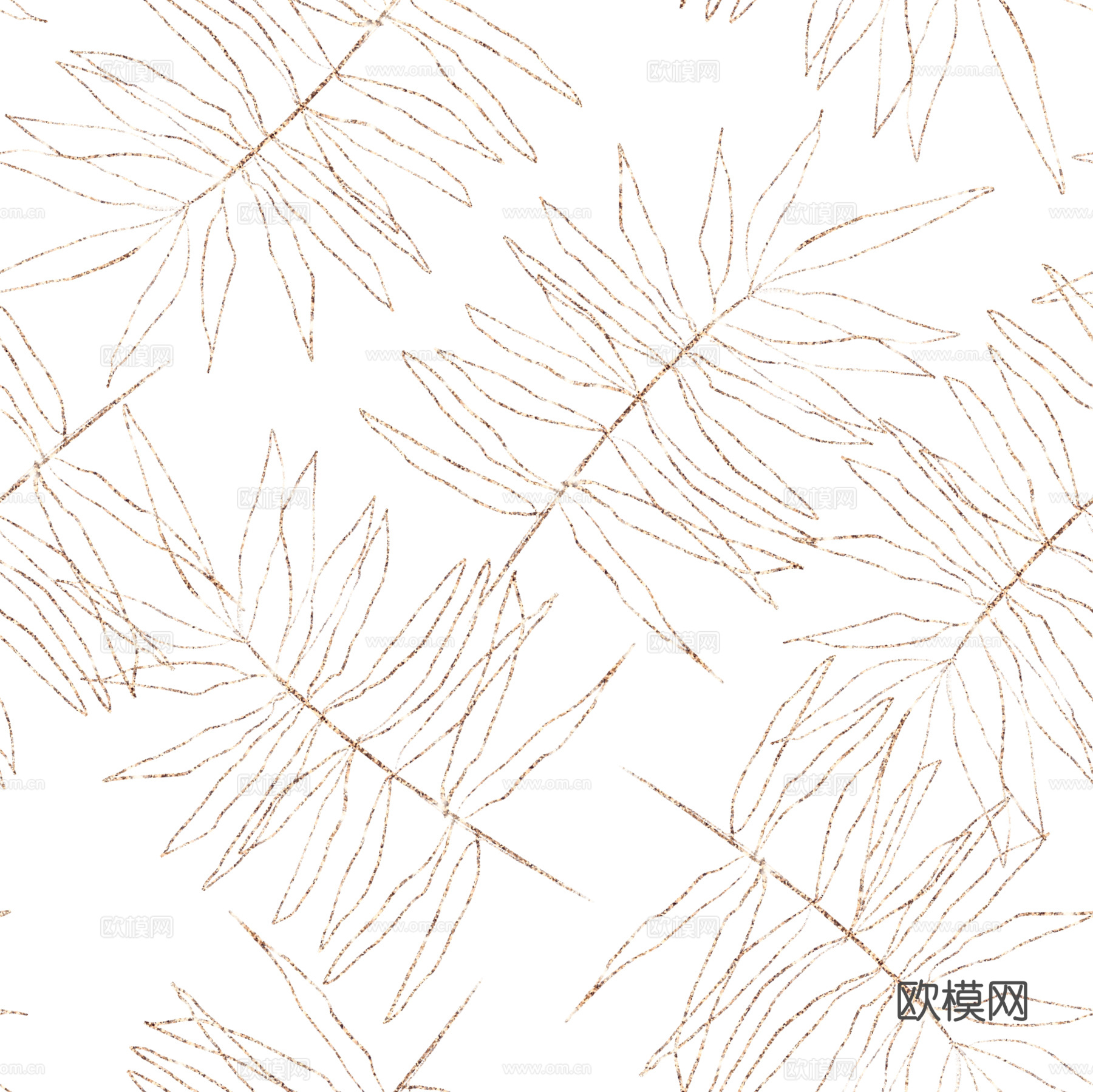 热带非洲动物植物手绘水彩图案纹理肌理28