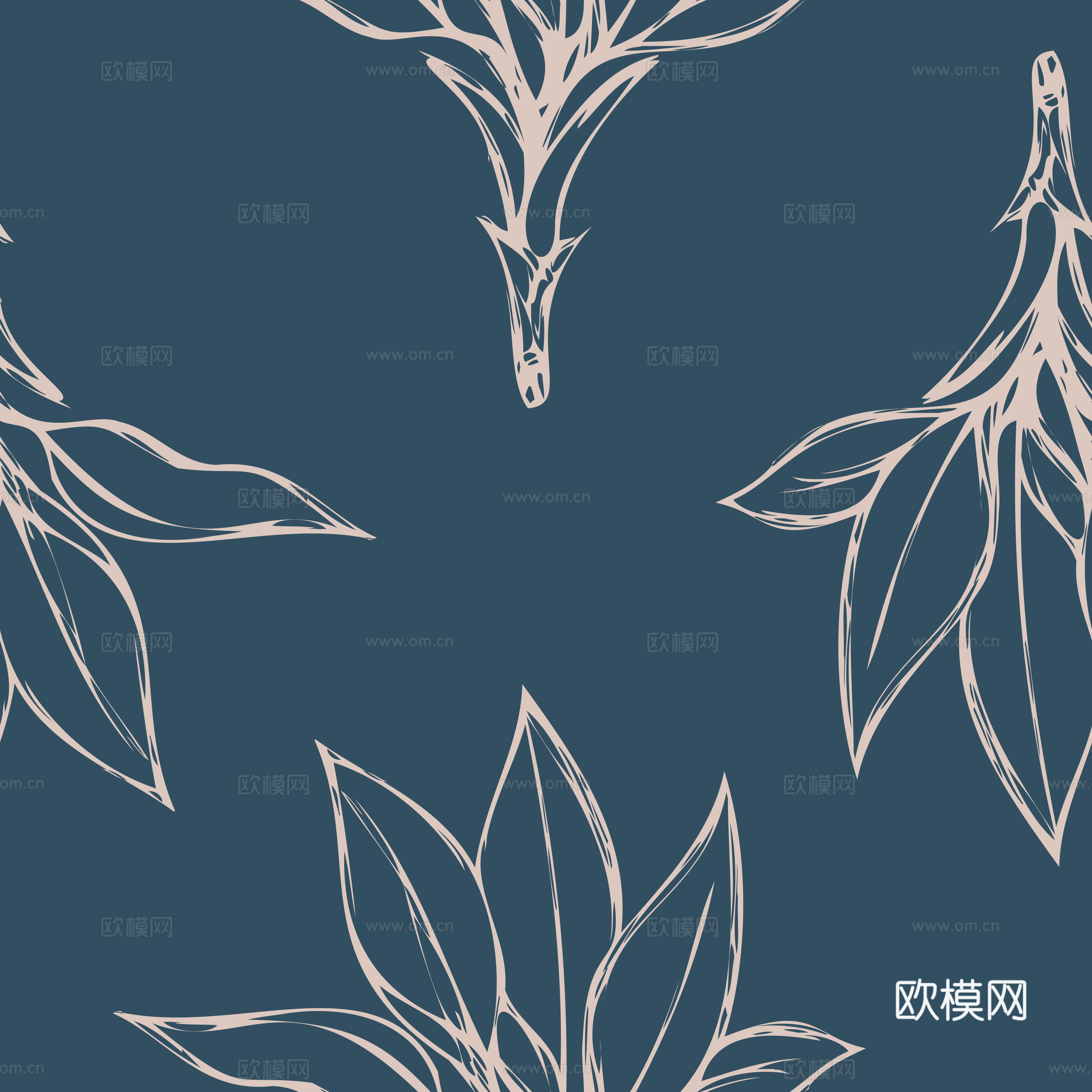 治愈系小清晰植物森系纹理图案肌理66