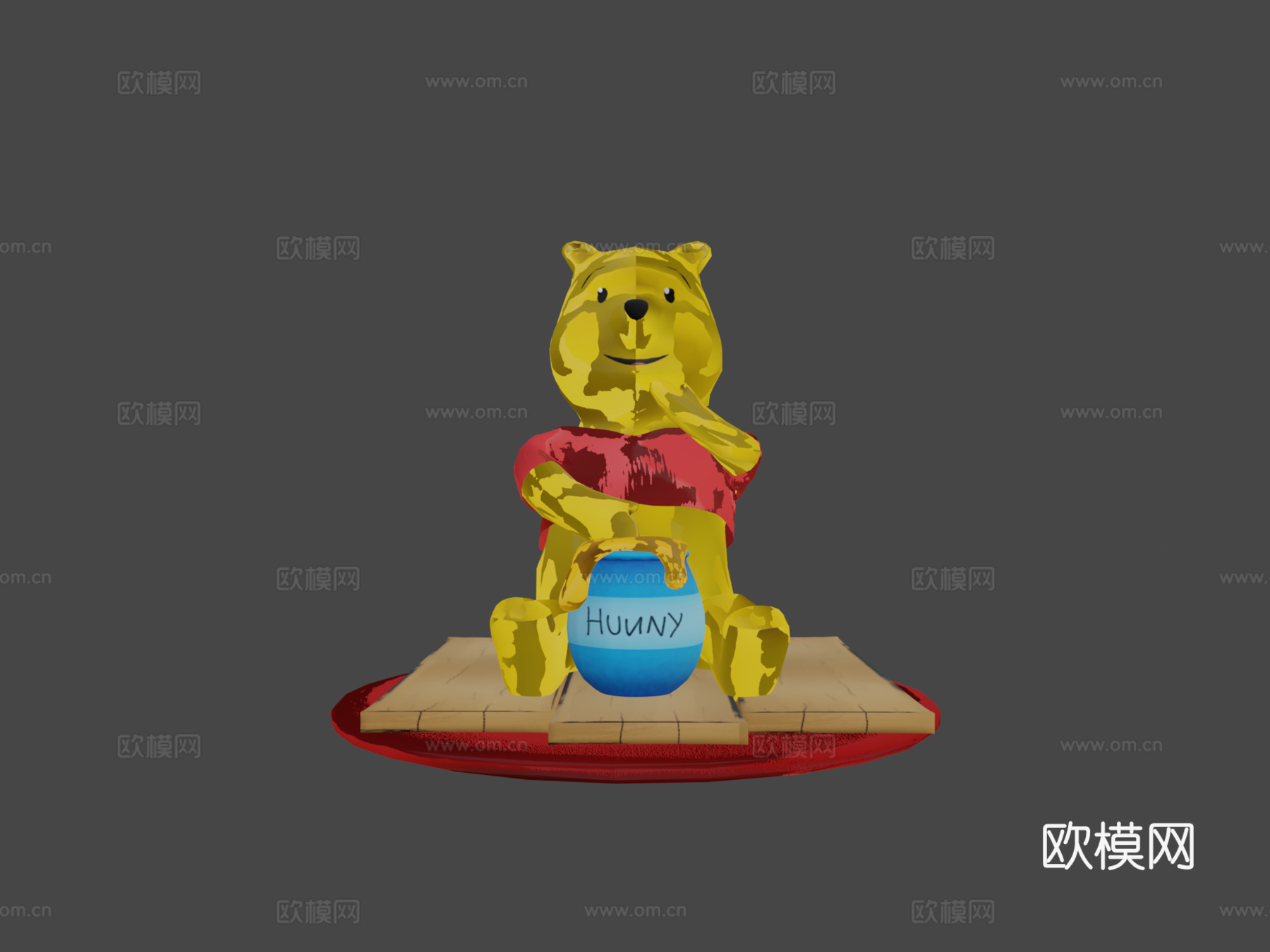 小熊维尼迪士尼无限概念3d模型下载（渲染图6）