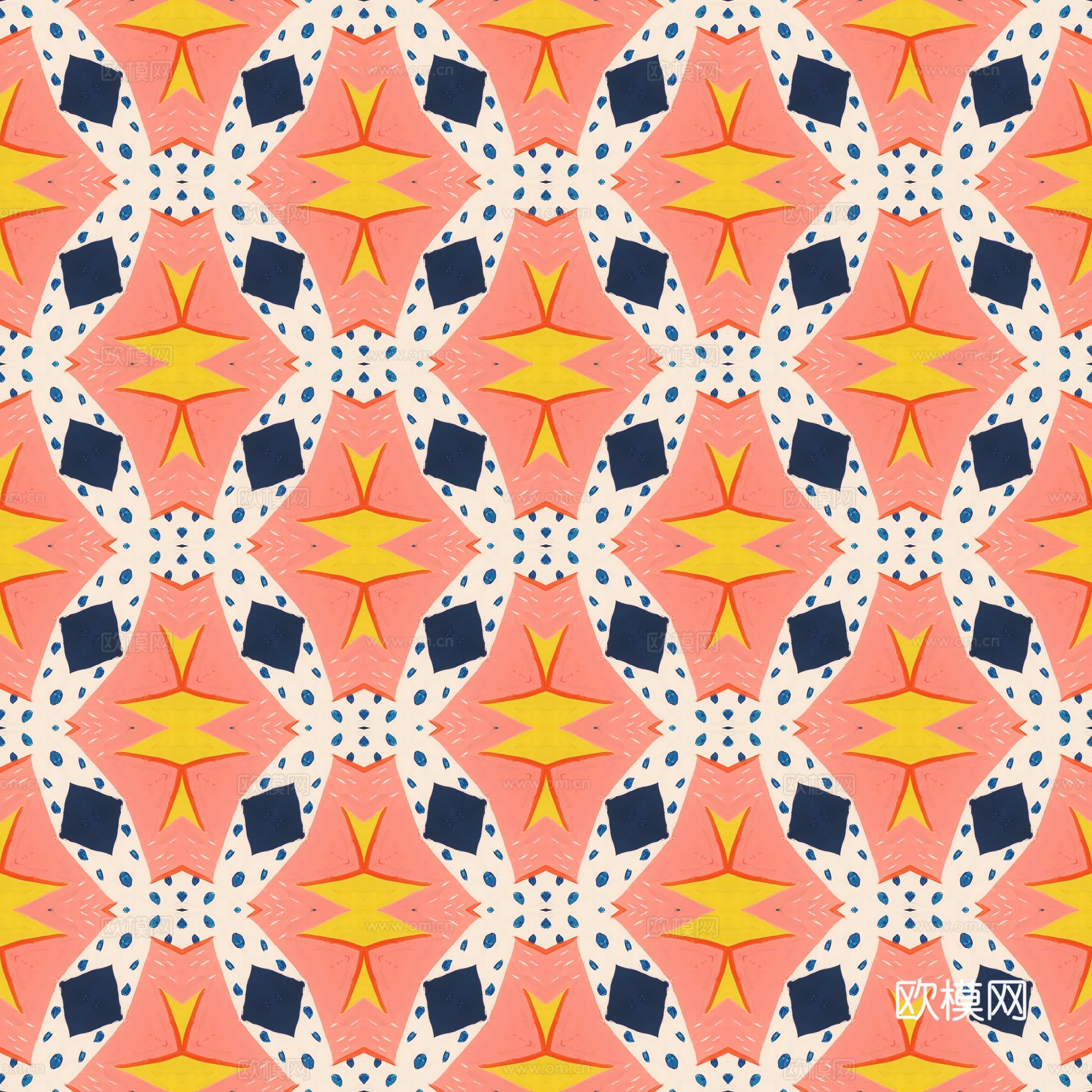 小清晰治愈系几何图案纹理肌理34