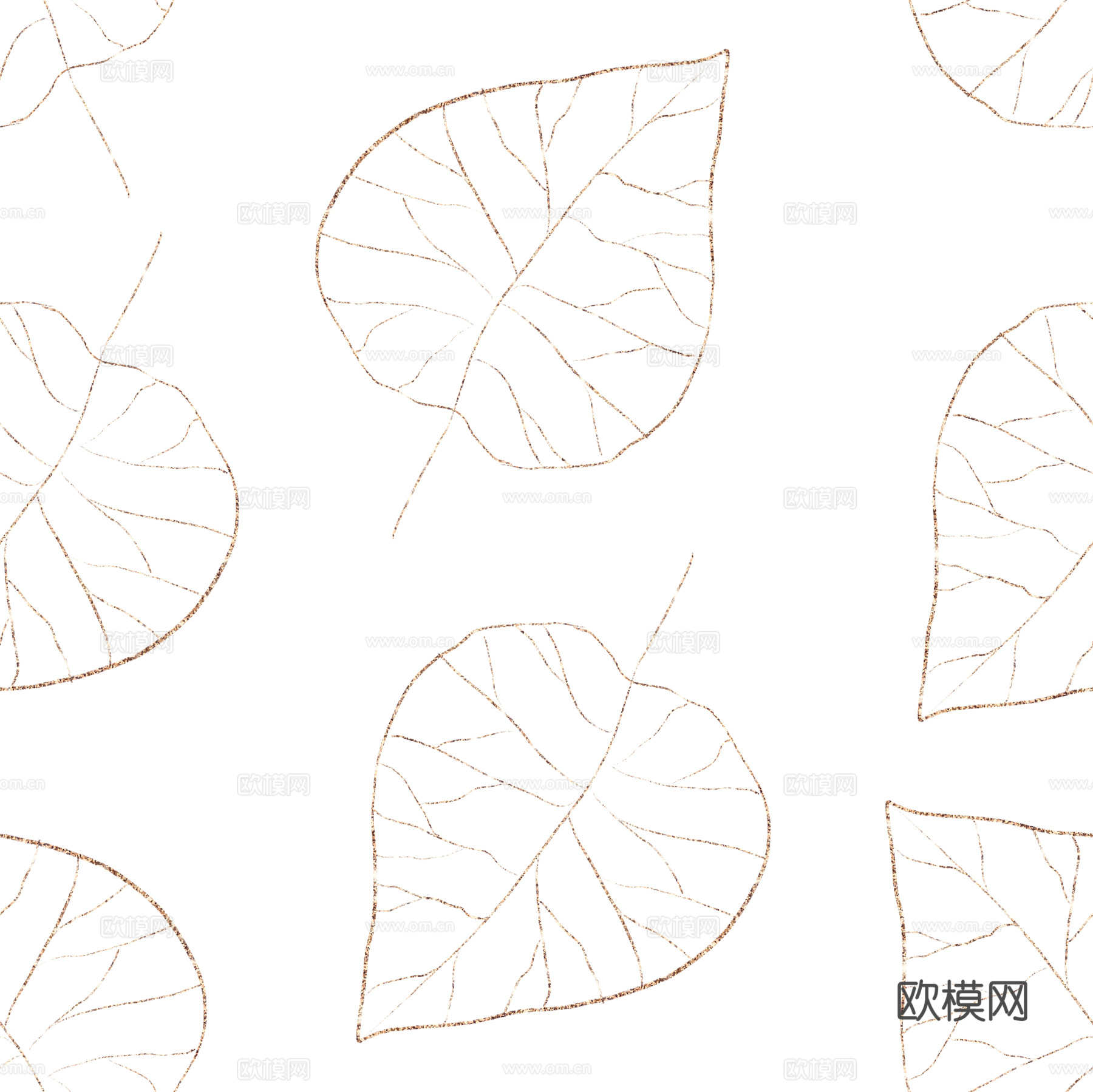 热带非洲动物植物手绘水彩图案纹理肌理27
