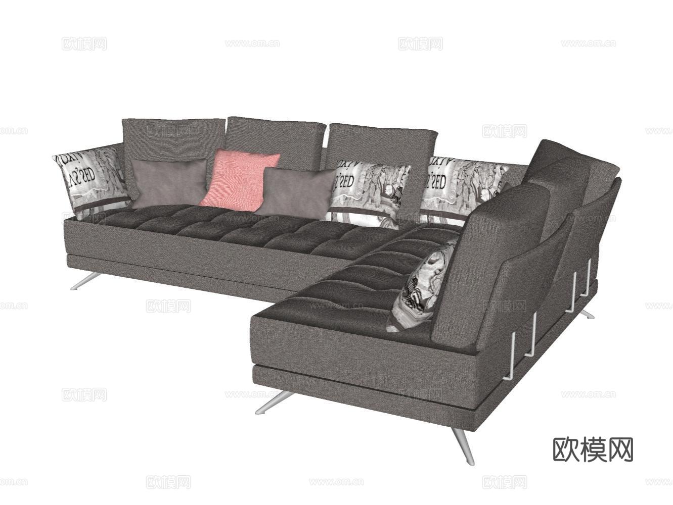 雕塑摆件动物设备家具小品 (29)su模型