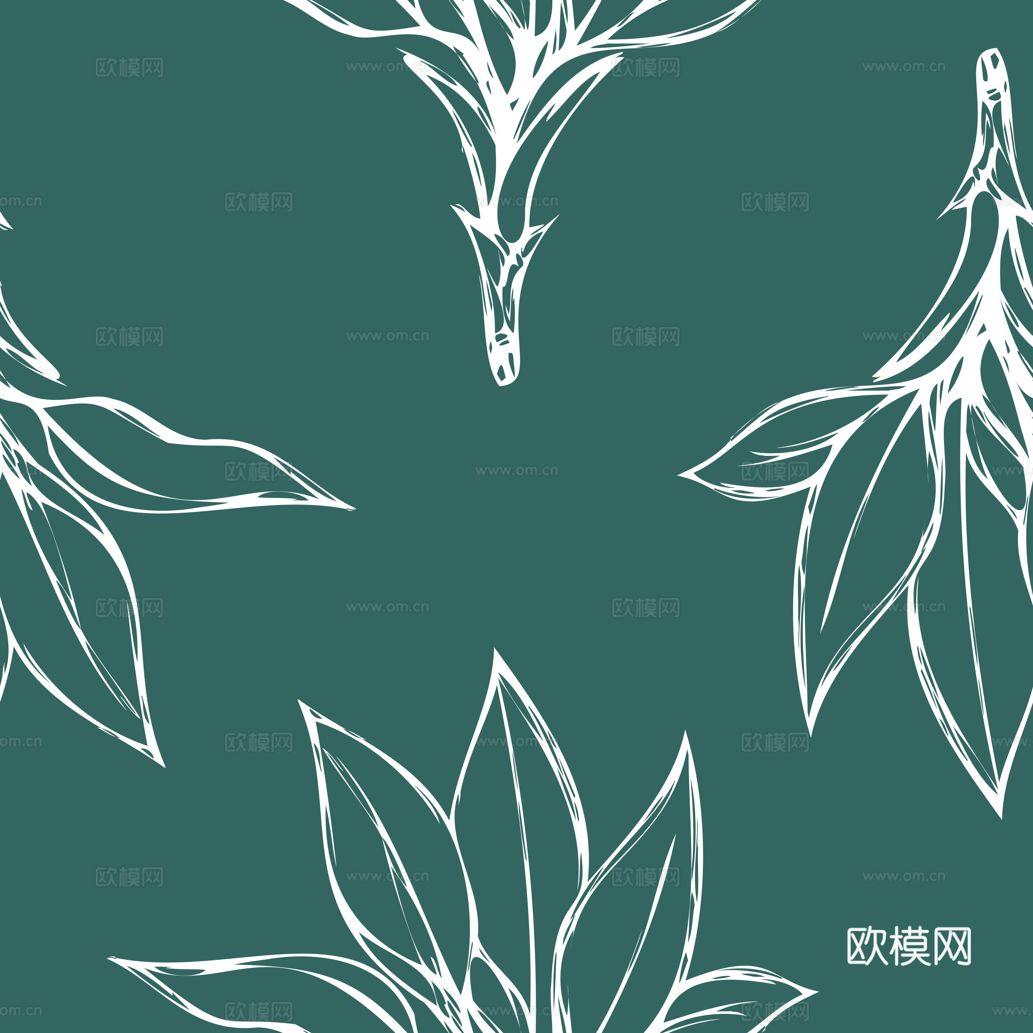 治愈系小清晰植物森系纹理图案肌理70