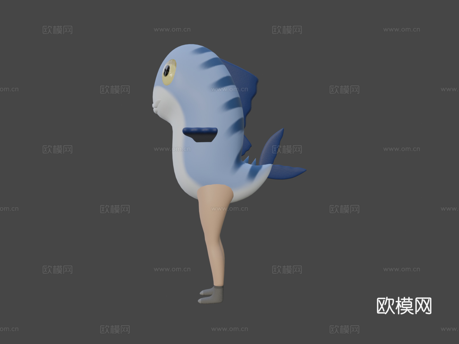 莫哈拉扭臀3d模型下载（渲染图7）