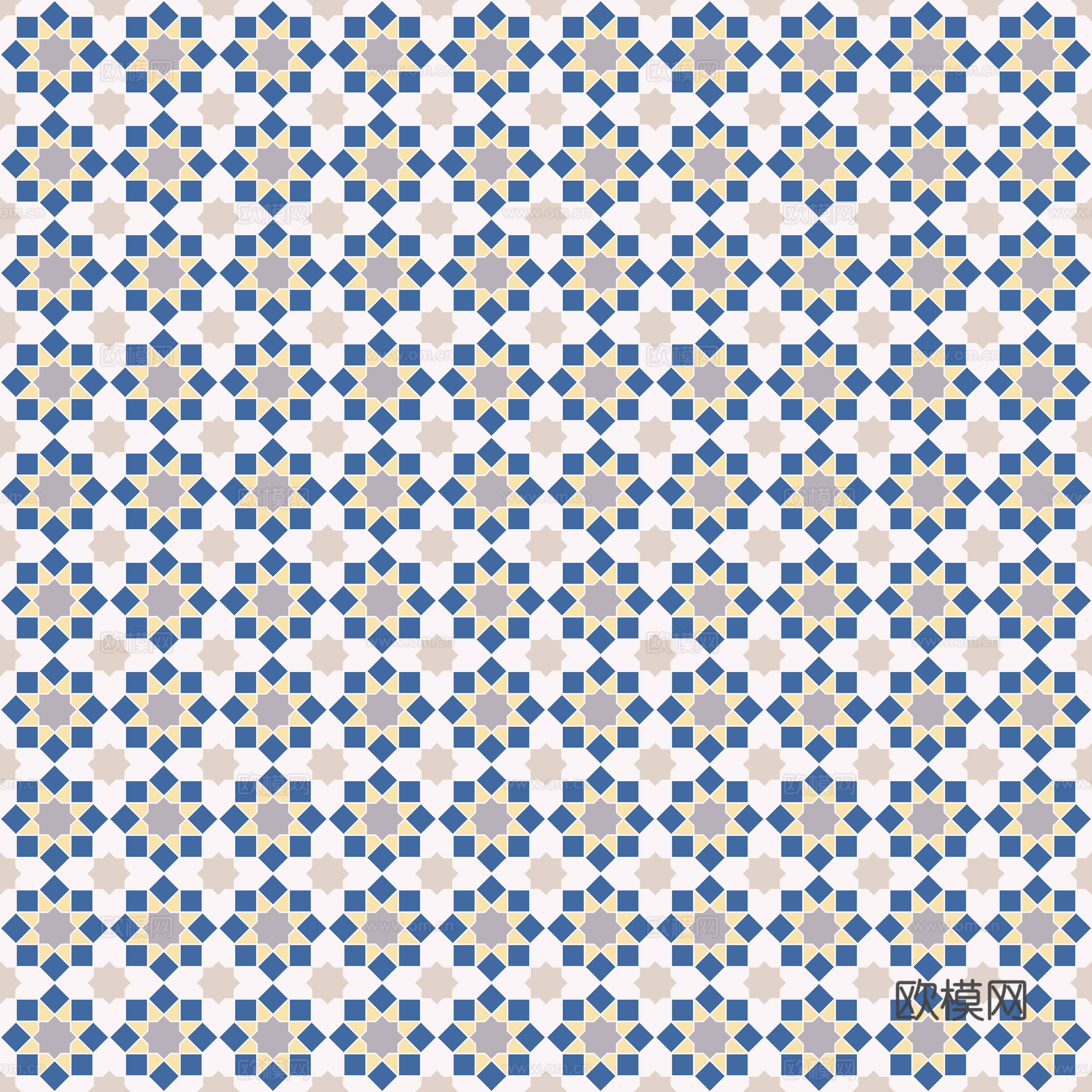 摩洛哥民族风马赛克几何图案纹理3