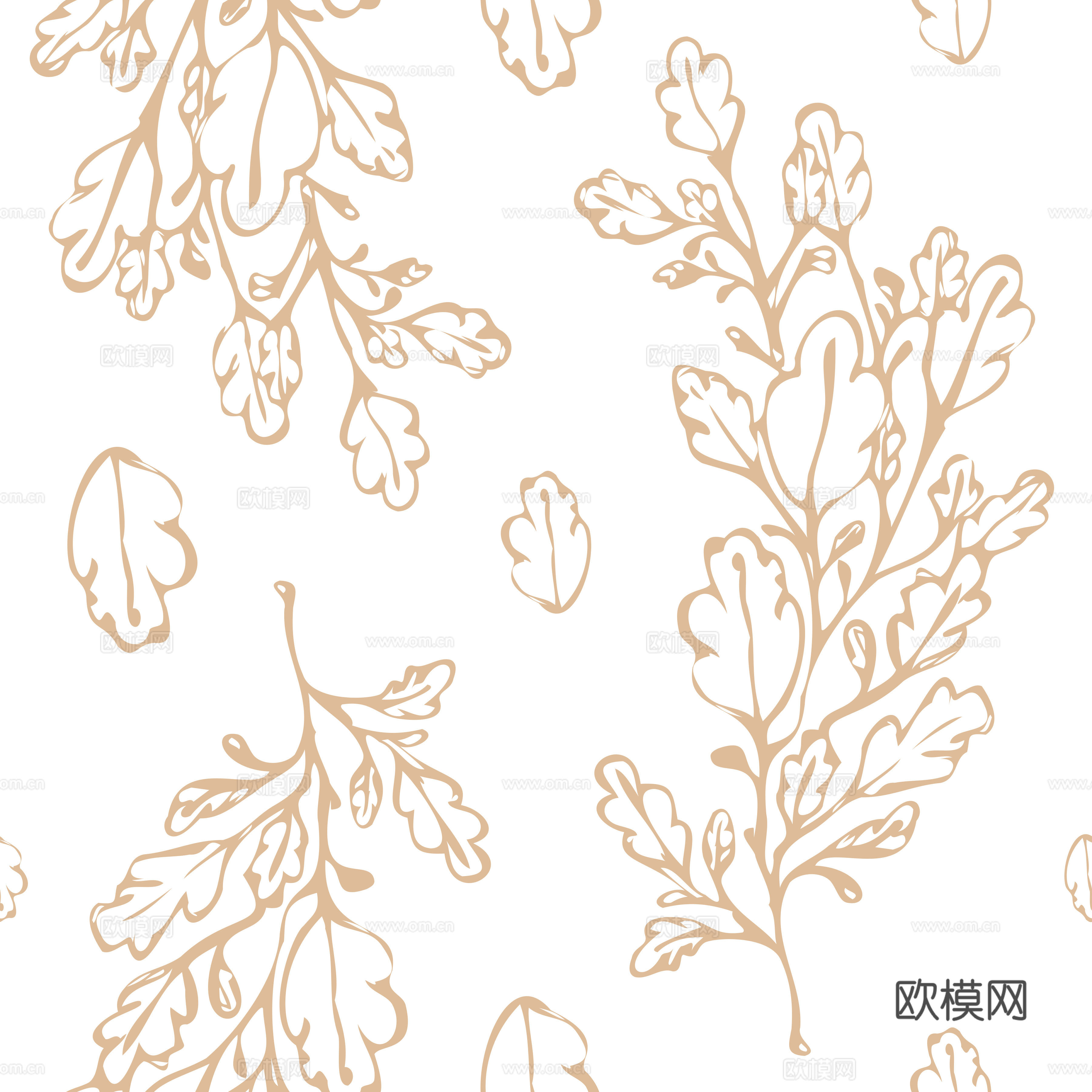 治愈系小清晰植物森系纹理图案肌理60