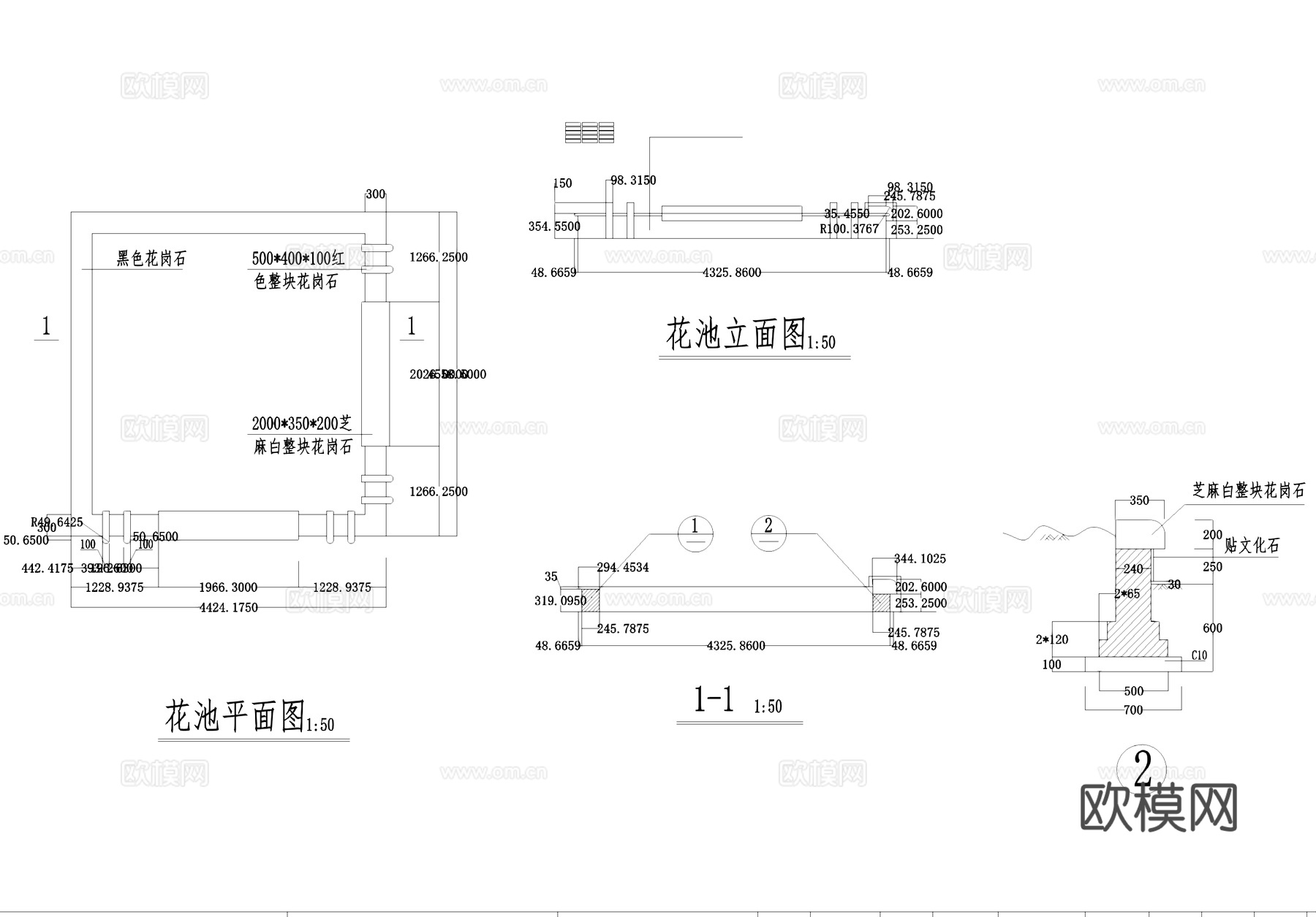 工业品市场广场停车场景观规划CAD施工图cad施工图