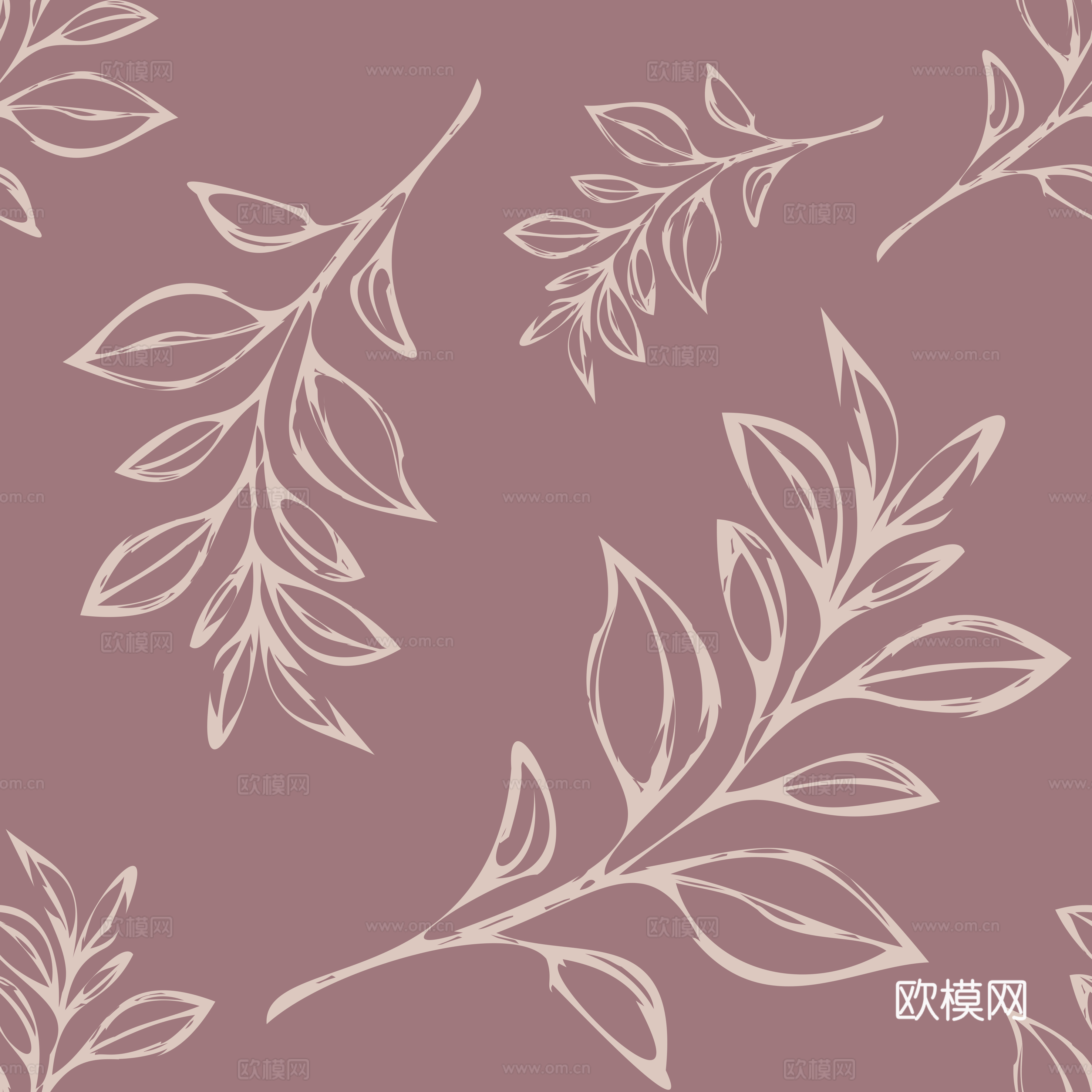 治愈系小清晰植物森系纹理图案肌理2