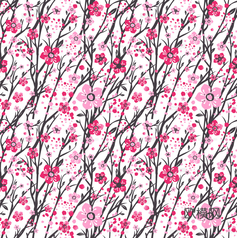 小清晰动植物图案纹理肌理2