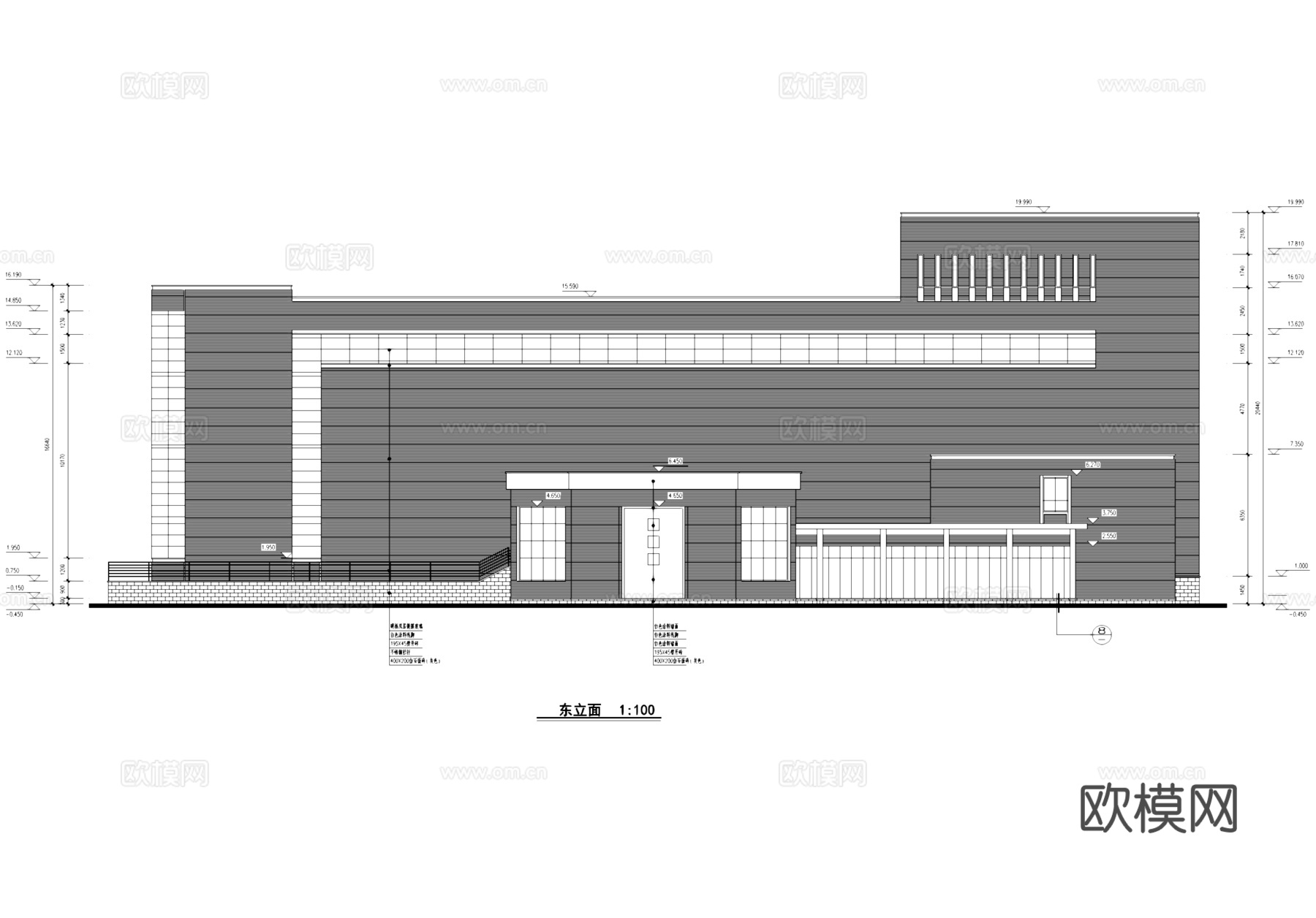 电影院影剧院建筑平立剖CAD施工图集cad施工图
