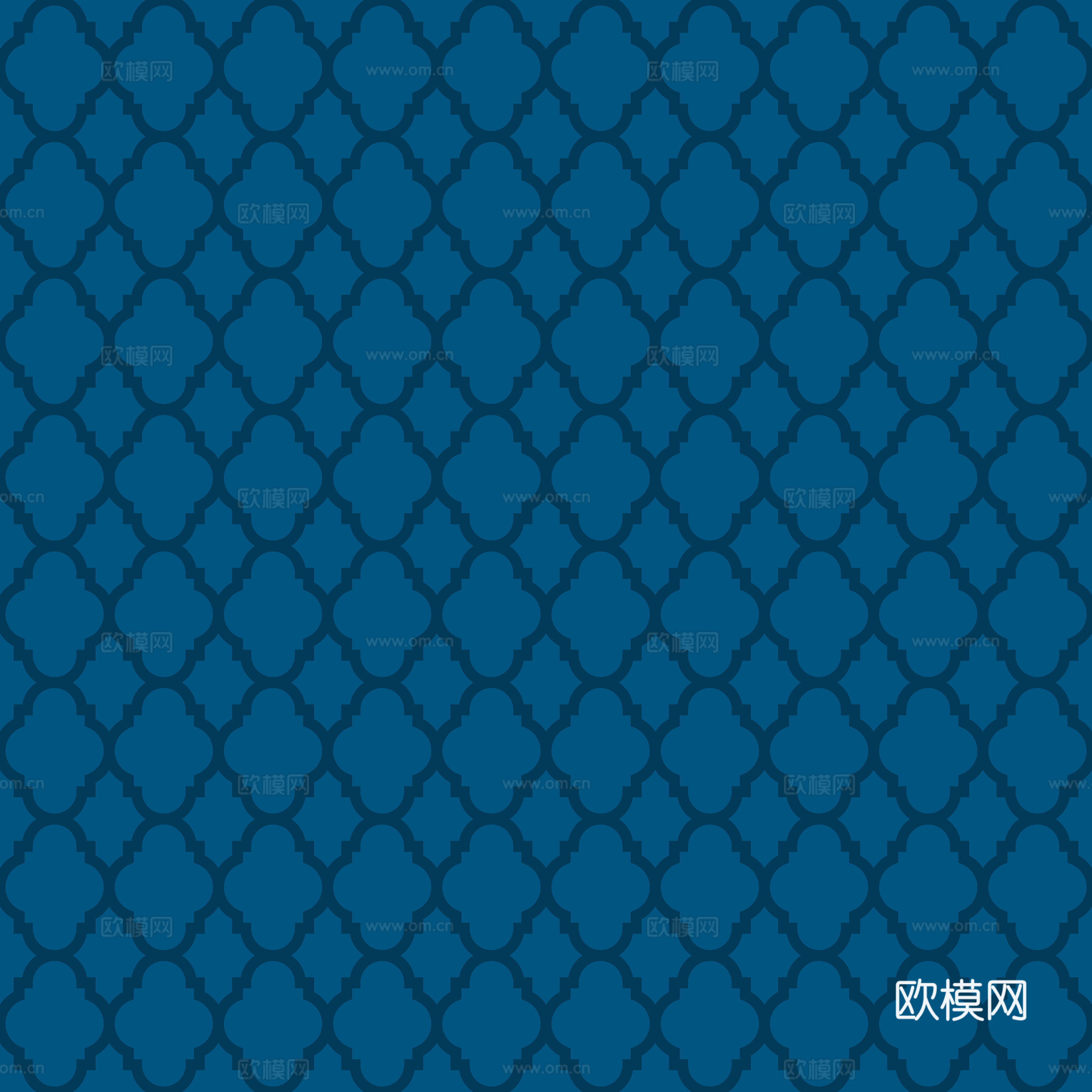 摩洛哥民族风蓝色马赛克几何图案纹理7