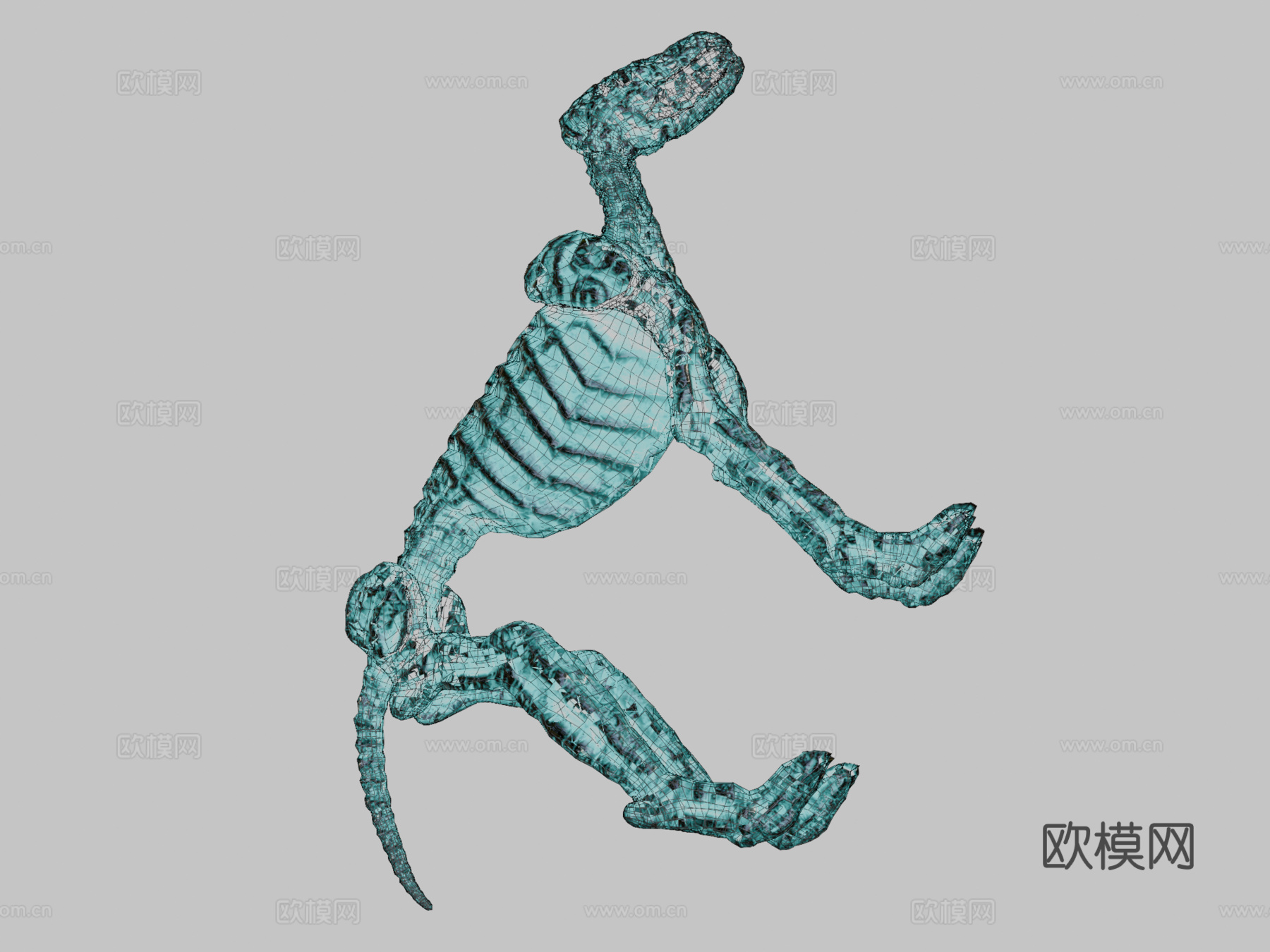 幽灵地狱犬3d模型下载（渲染图2）