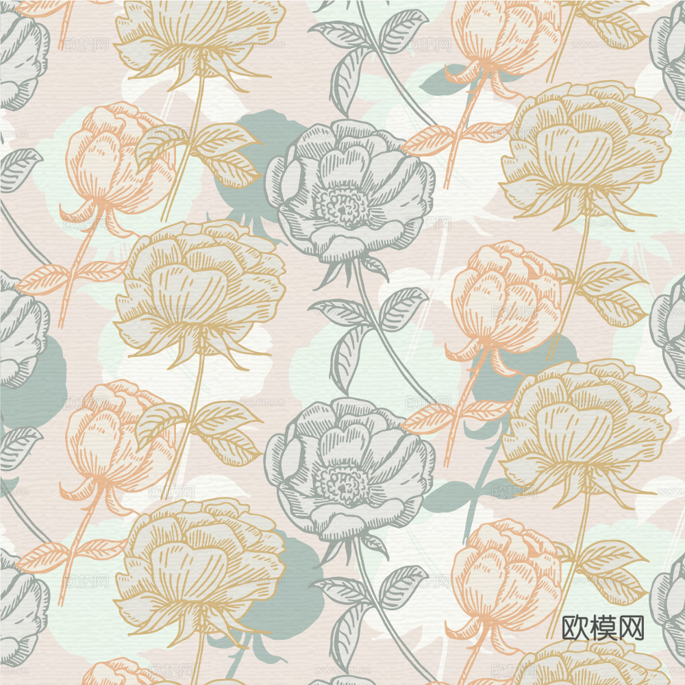 小清晰动植物图案纹理肌理32